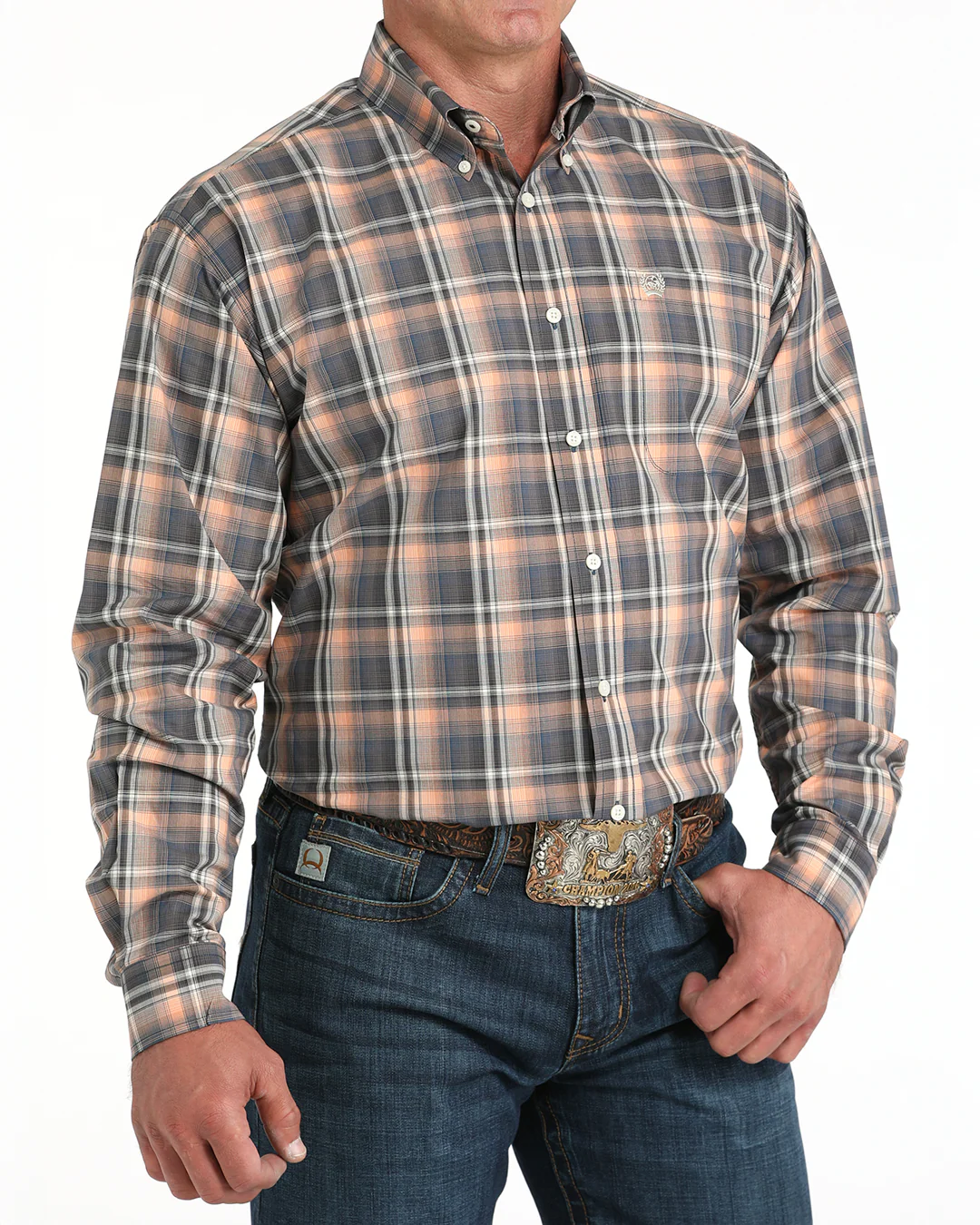 Men’s Classic Fit Button-Down Western Shirt - Image 2