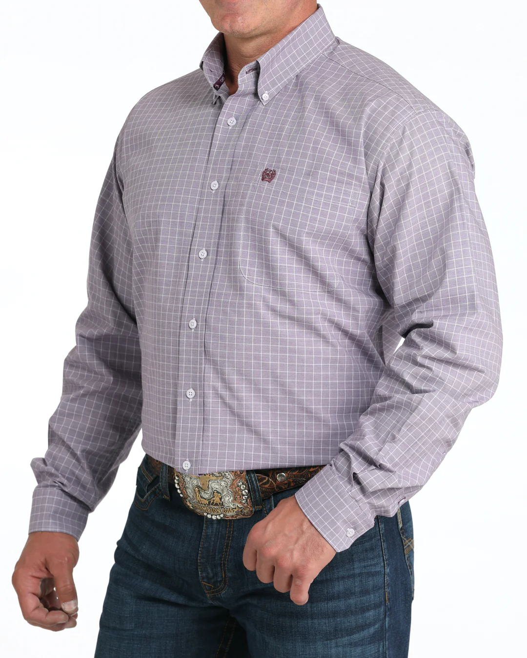 Men's Classic Fit Button-Down Western Shirt - Image 2