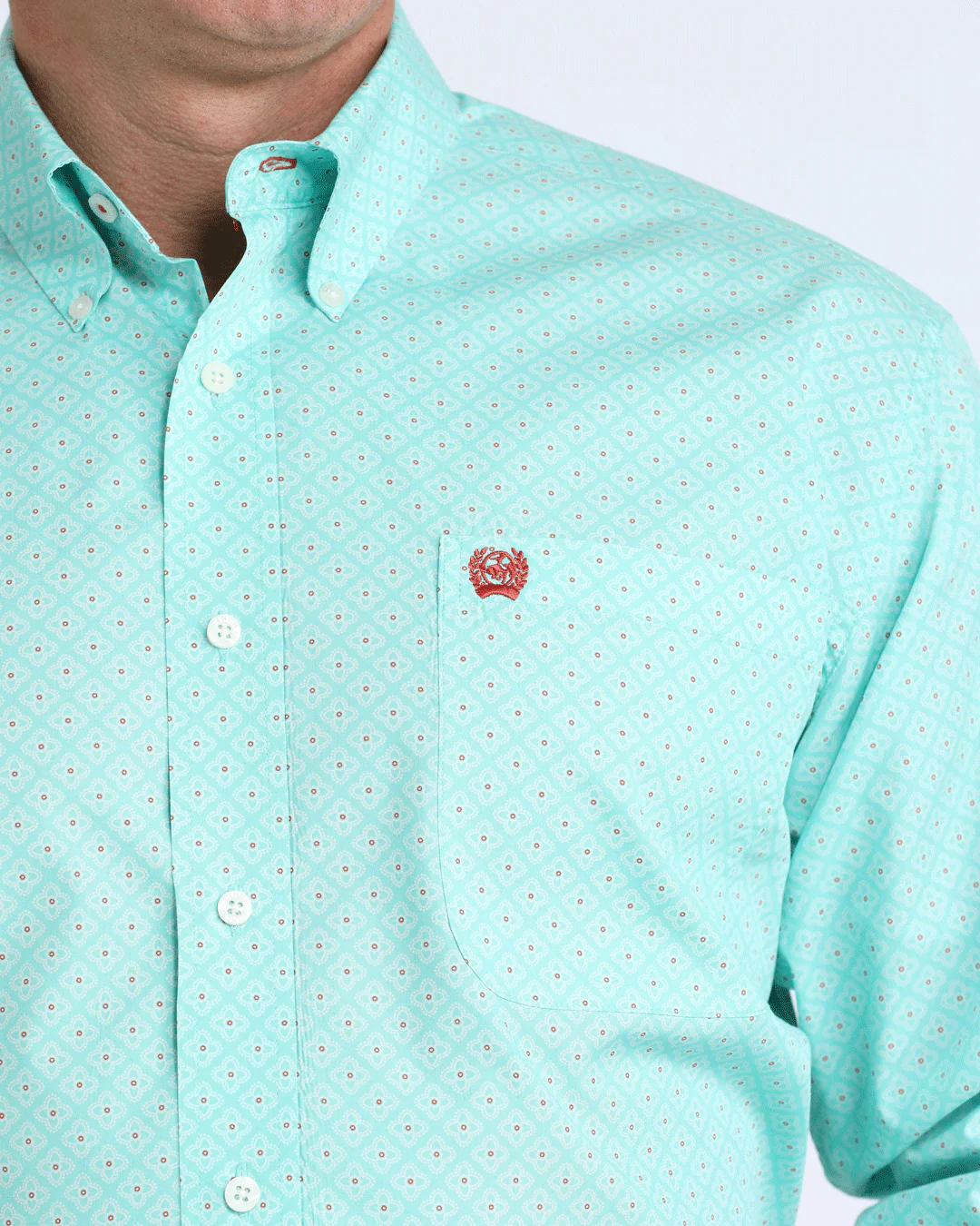 Men's Classic Fit Button-Down Western Shirt - Image 3