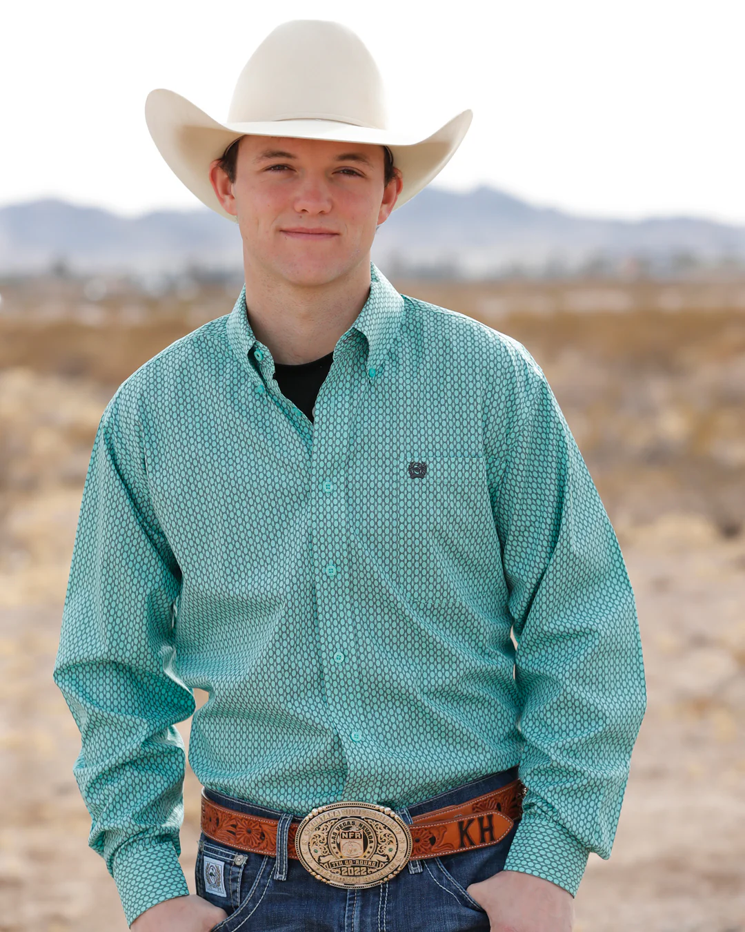 Men's Classic Fit Button-Down Western Shirt - Image 4