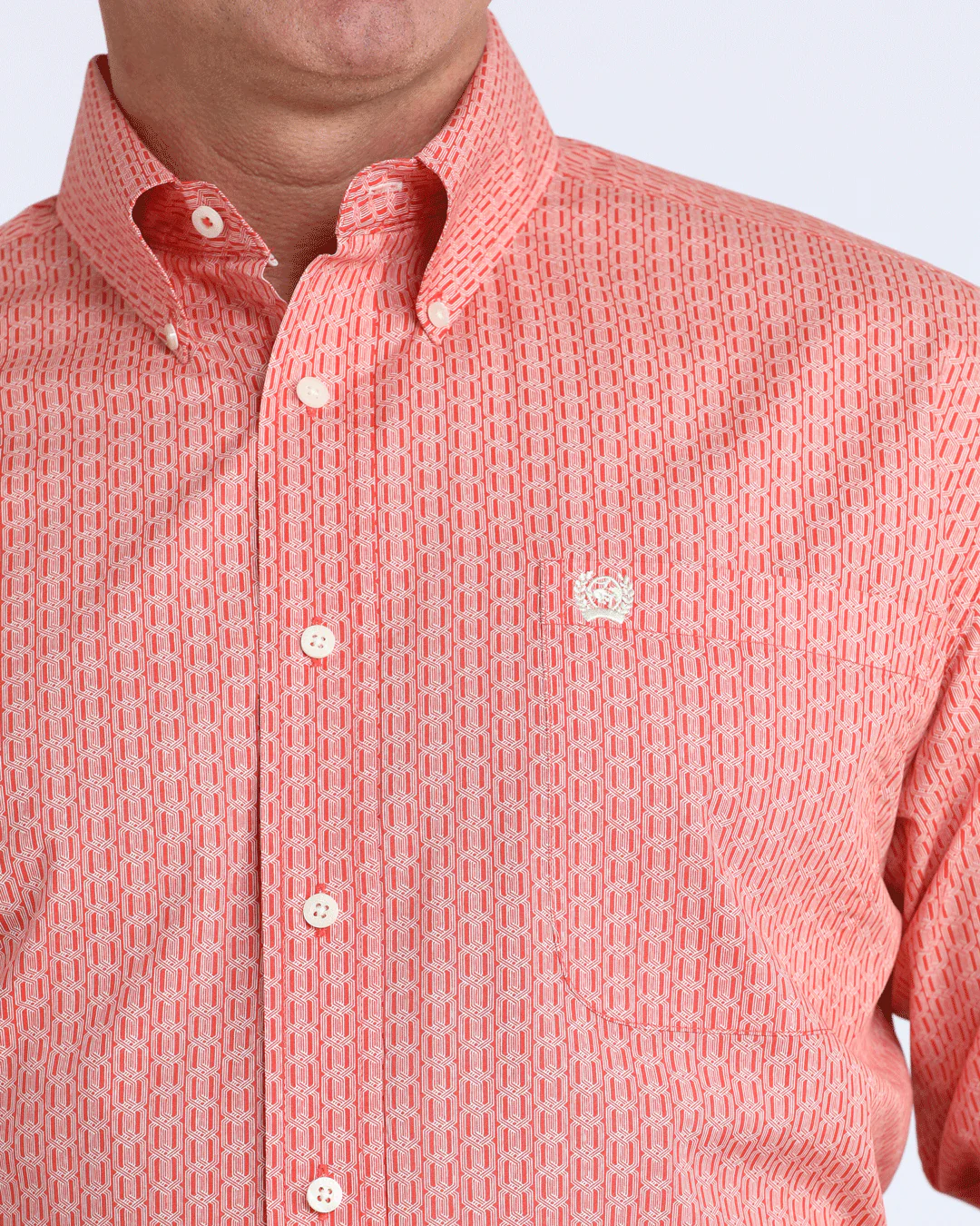 Men's Classic Fit Button-Down Western Shirt - Image 3