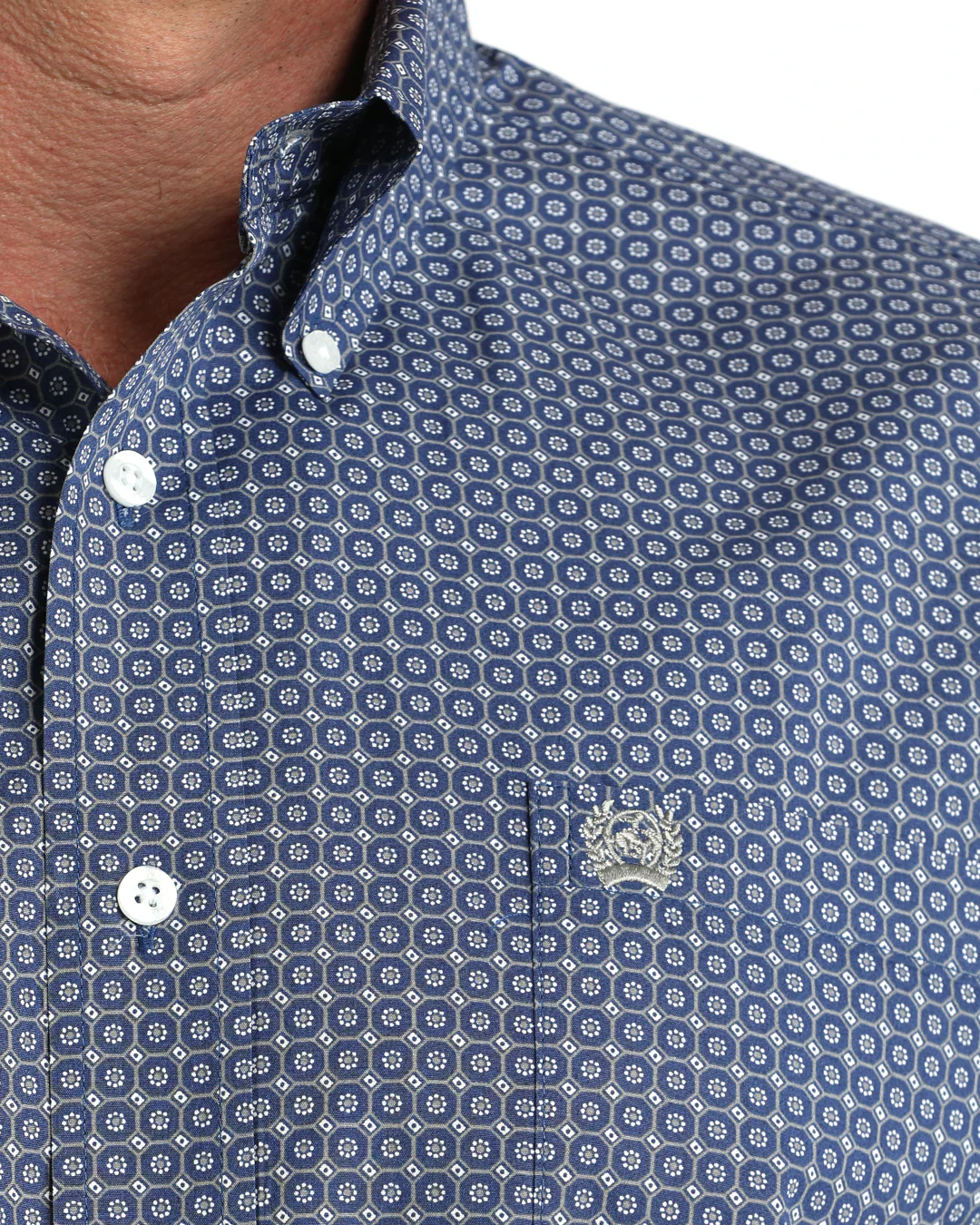 Men's Classic Fit Button-Down Western Shirt - Image 3