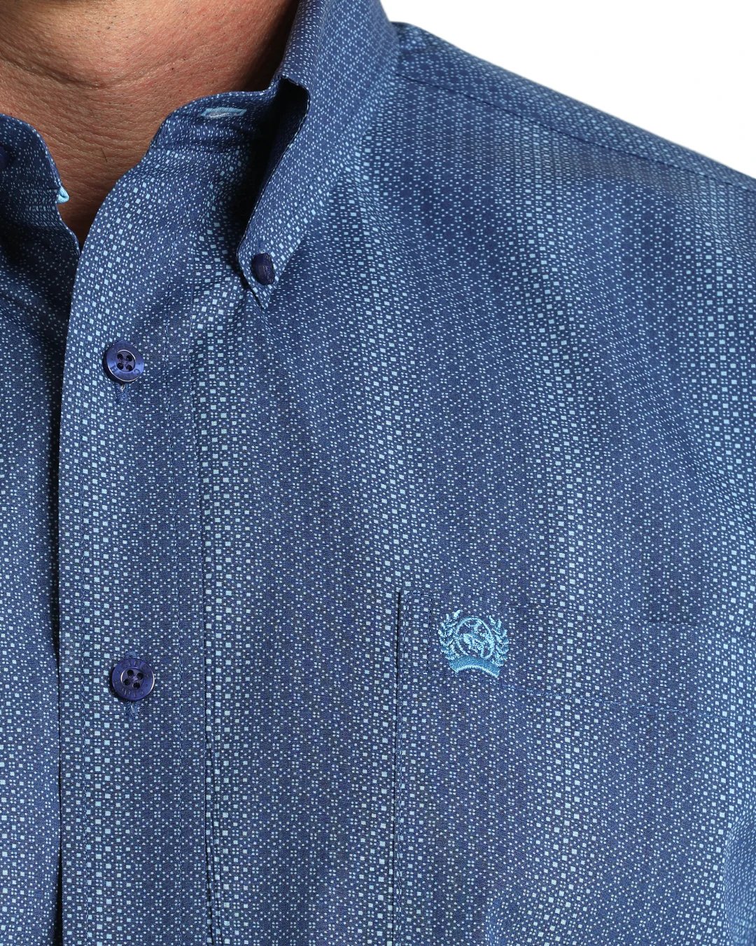Men's Classic Fit Button-Down Western Shirt - Image 3