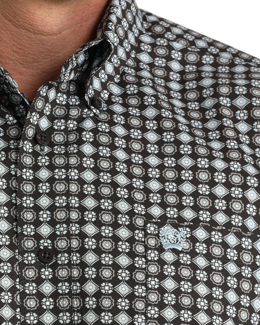 Men's Classic Fit Button-Down Western Shirt - Image 3