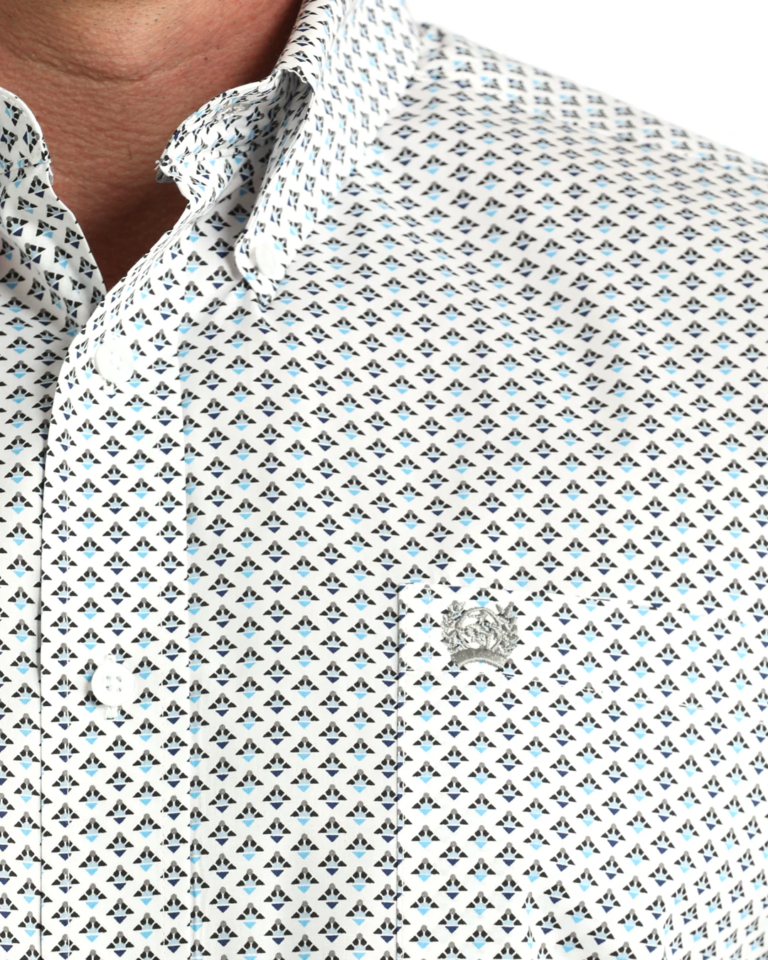 Men's Stretch Classic Fit Button-Down Western Shirt - Image 3