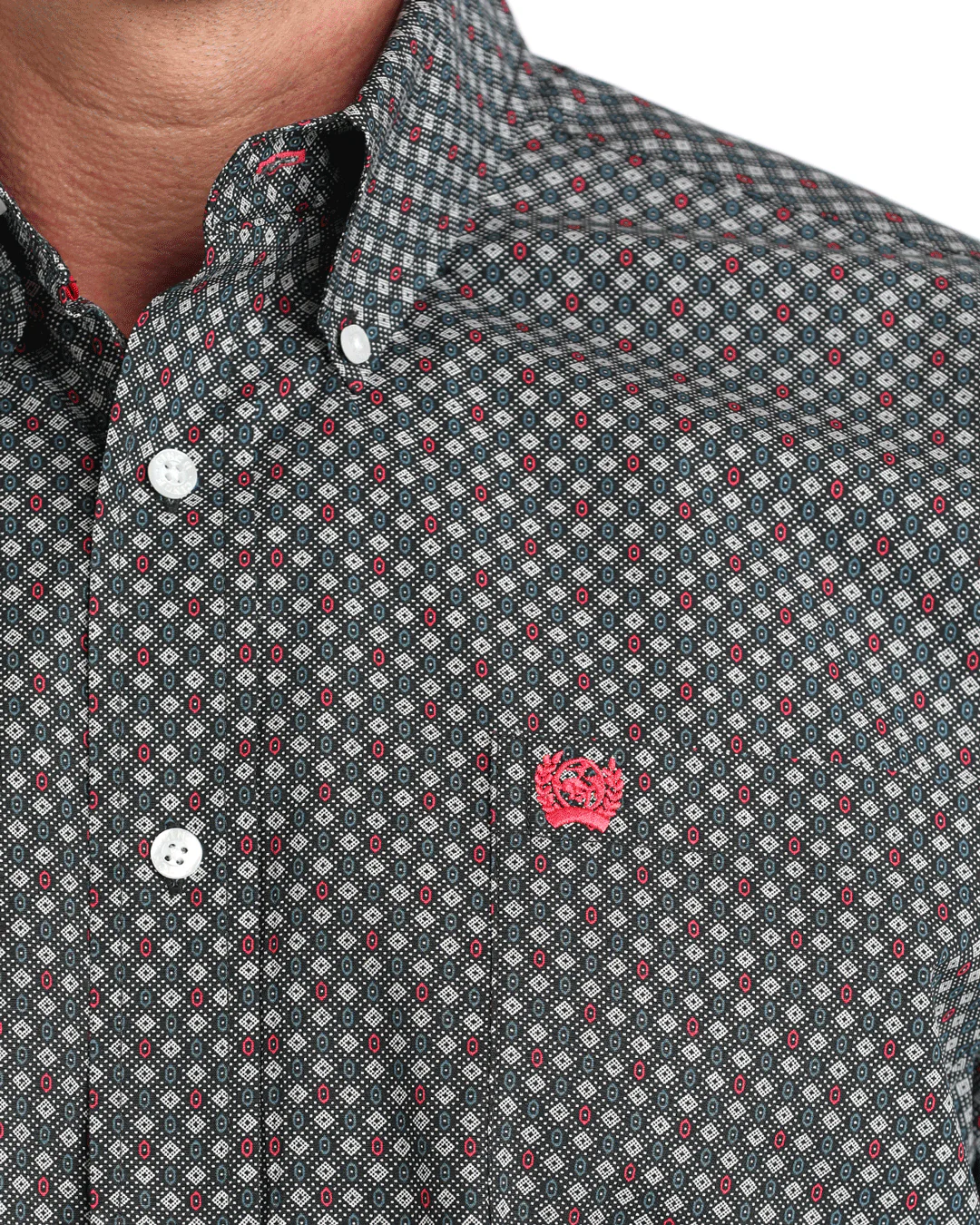 Men's Classic Fit Button-Down Western Shirt - Image 3
