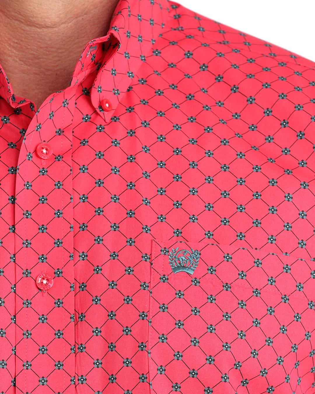 Men's Classic Fit Button-Down Western Shirt - Image 3
