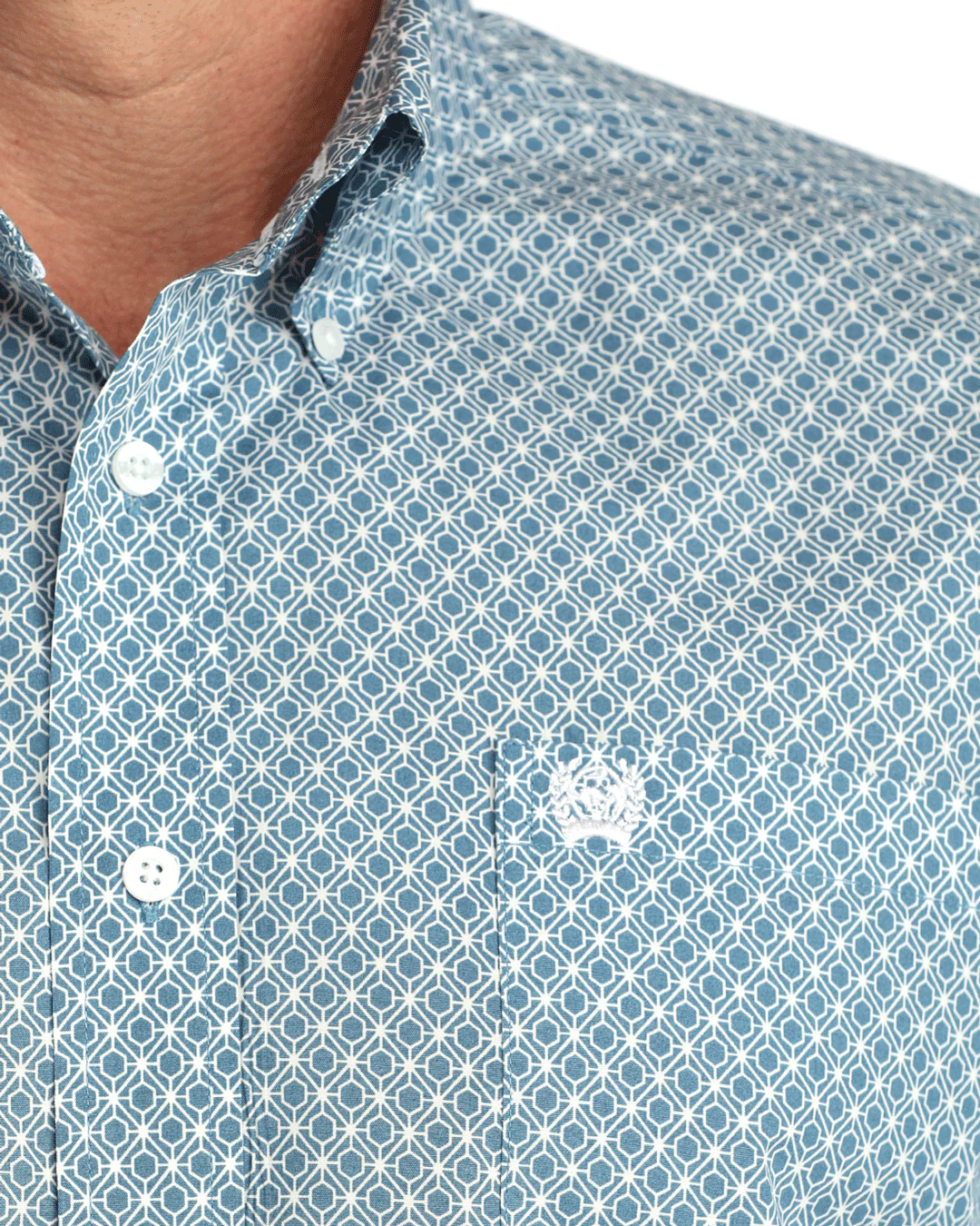 Men's Classic Fit Button-Down Western Shirt - Image 3
