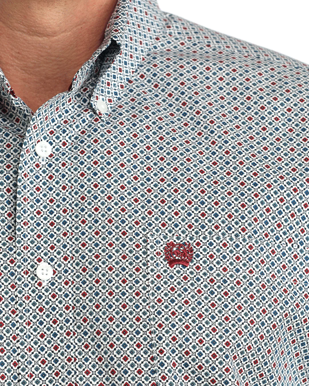 Men's Classic Fit Button-Down Western Shirt - Image 3