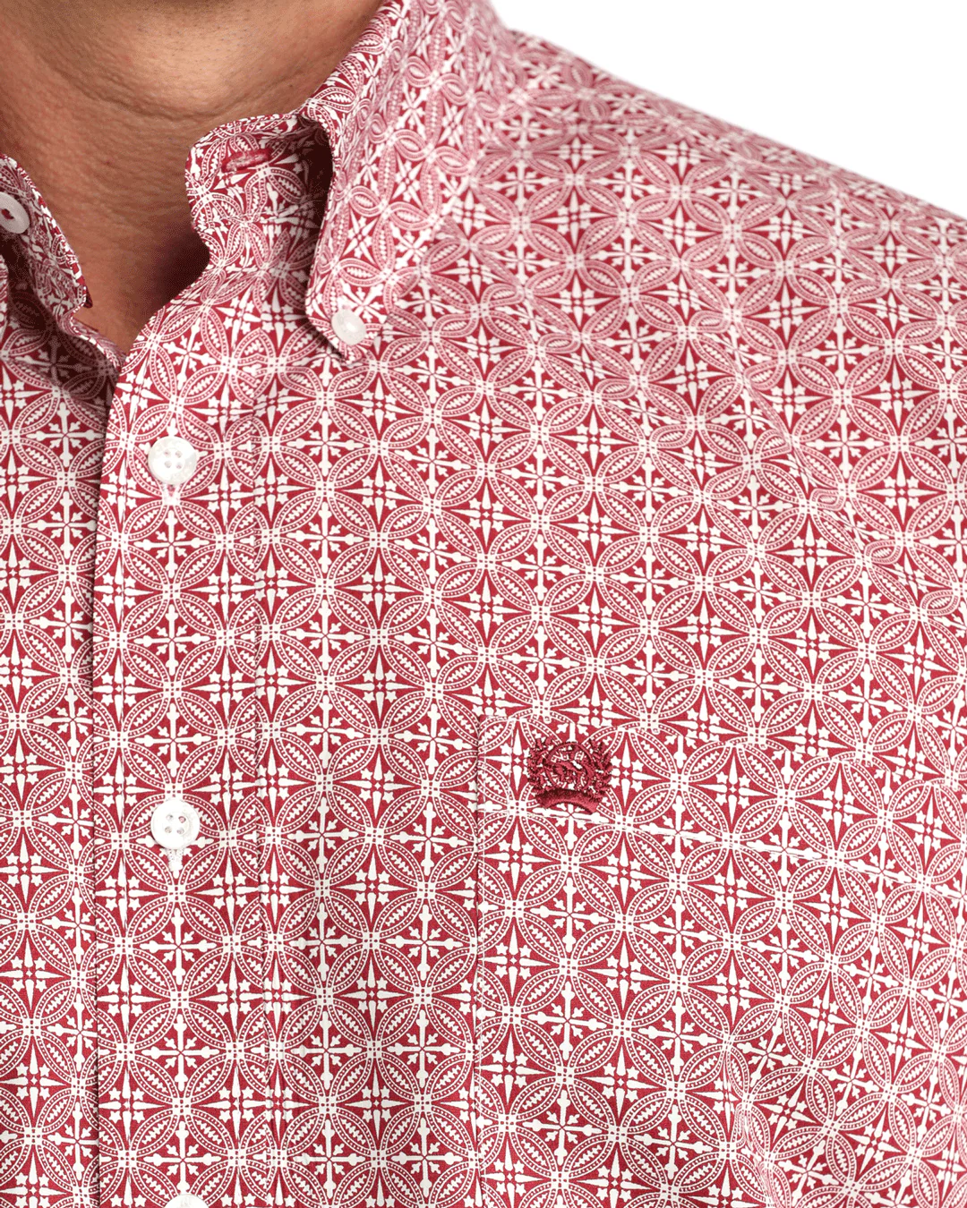 Men's Classic Fit Button-Down Western Shirt - Image 3