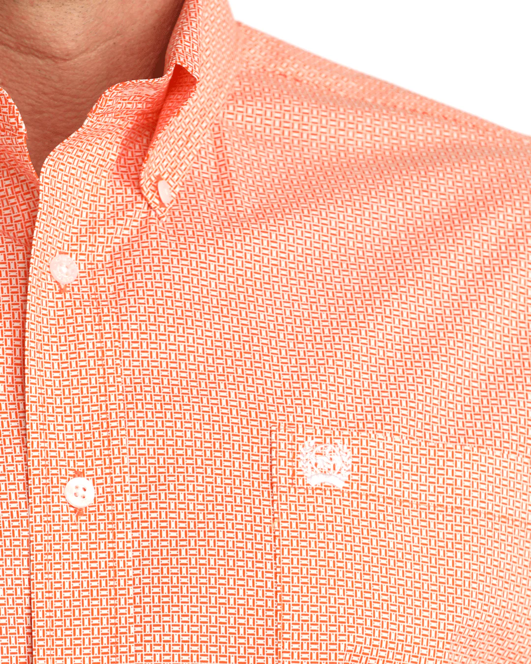 Men's Stretch Classic Fit Button-Down Western Shirt - Image 3