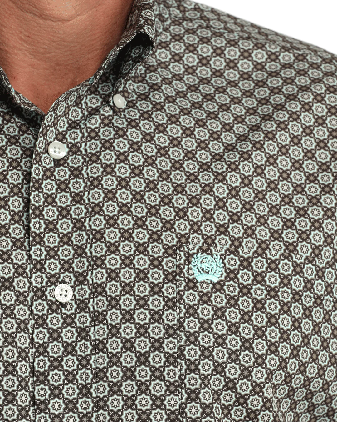 Men's Classic Fit Button-Down Western Shirt - Image 3