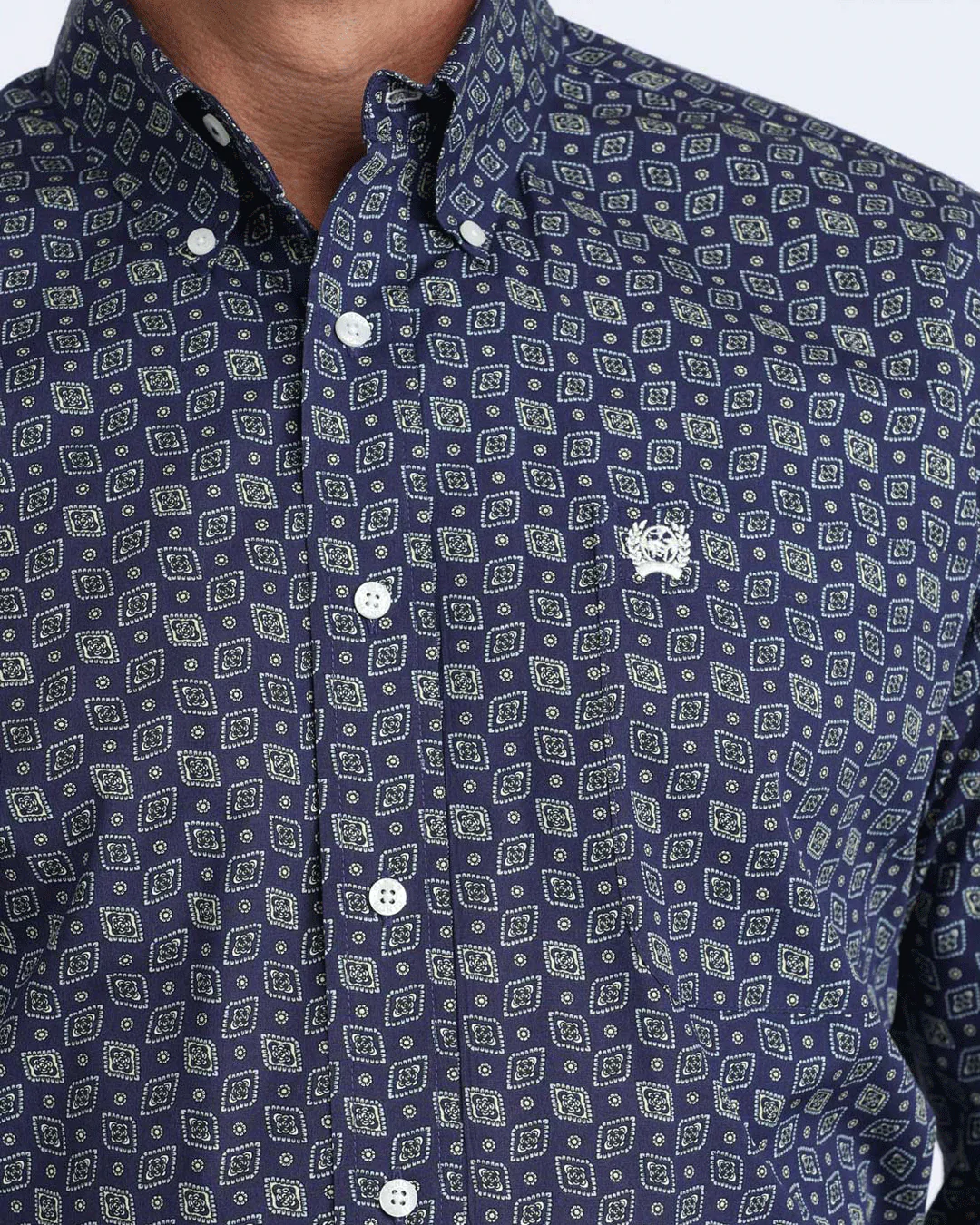 Men's Classic Fit Button-Down Western Shirt - Image 3