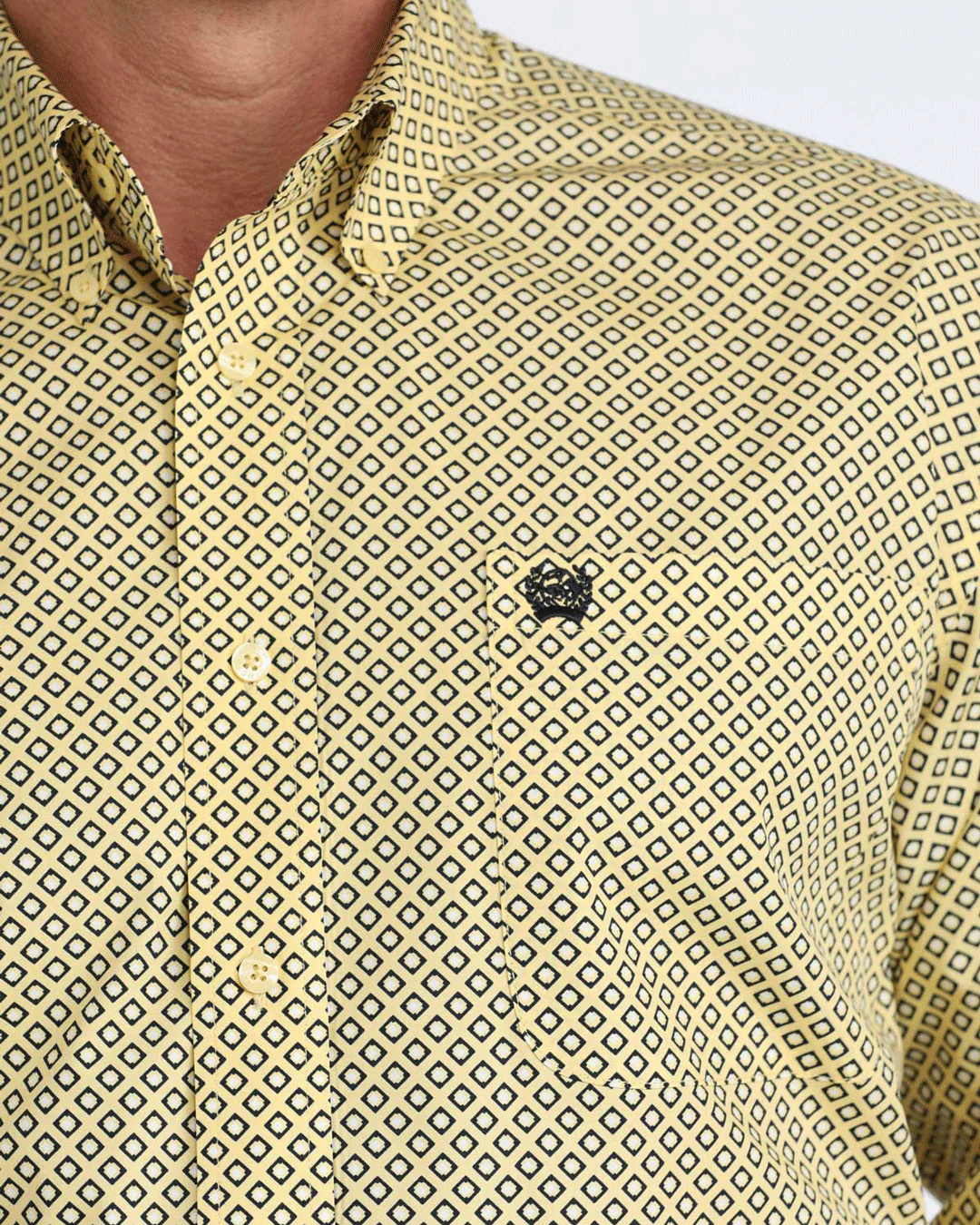 Men's Classic Fit Button-Down Western Shirt - Image 3