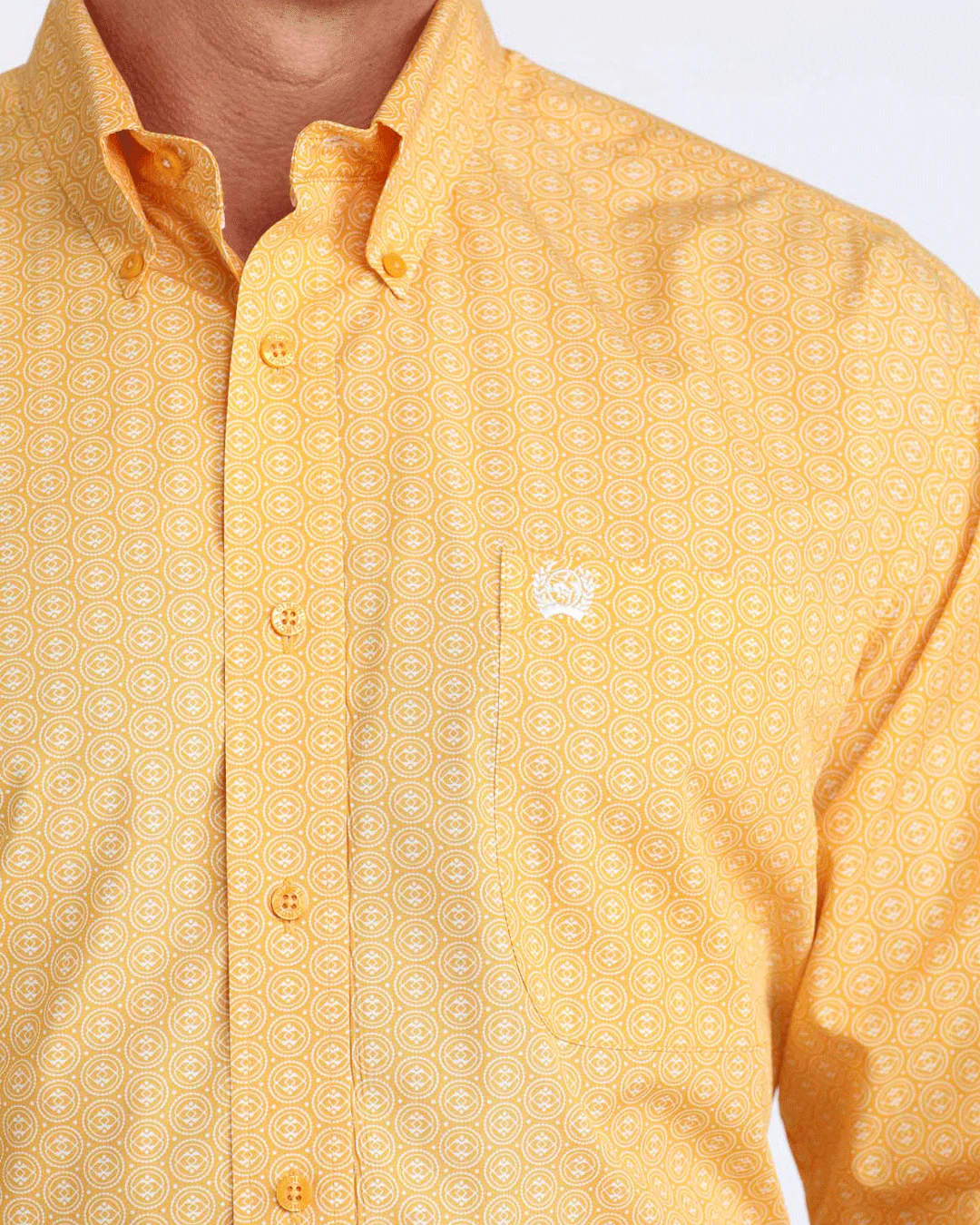 Men's Classic Fit Button-Down Western Shirt - Image 3