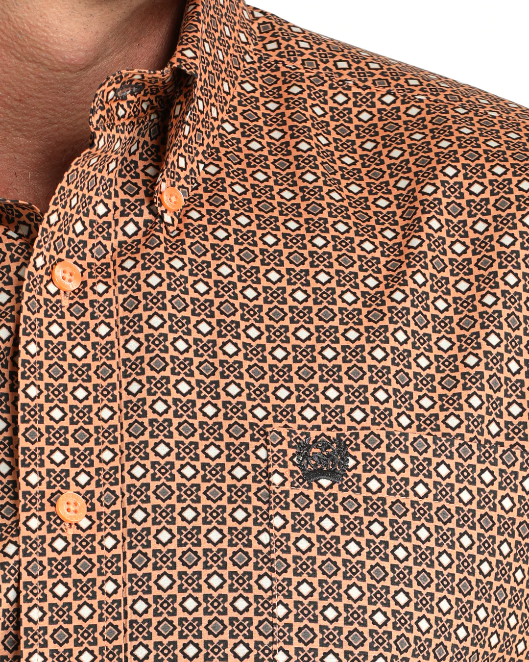 Men's Classic Fit Button-Down Western Shirt - Image 3