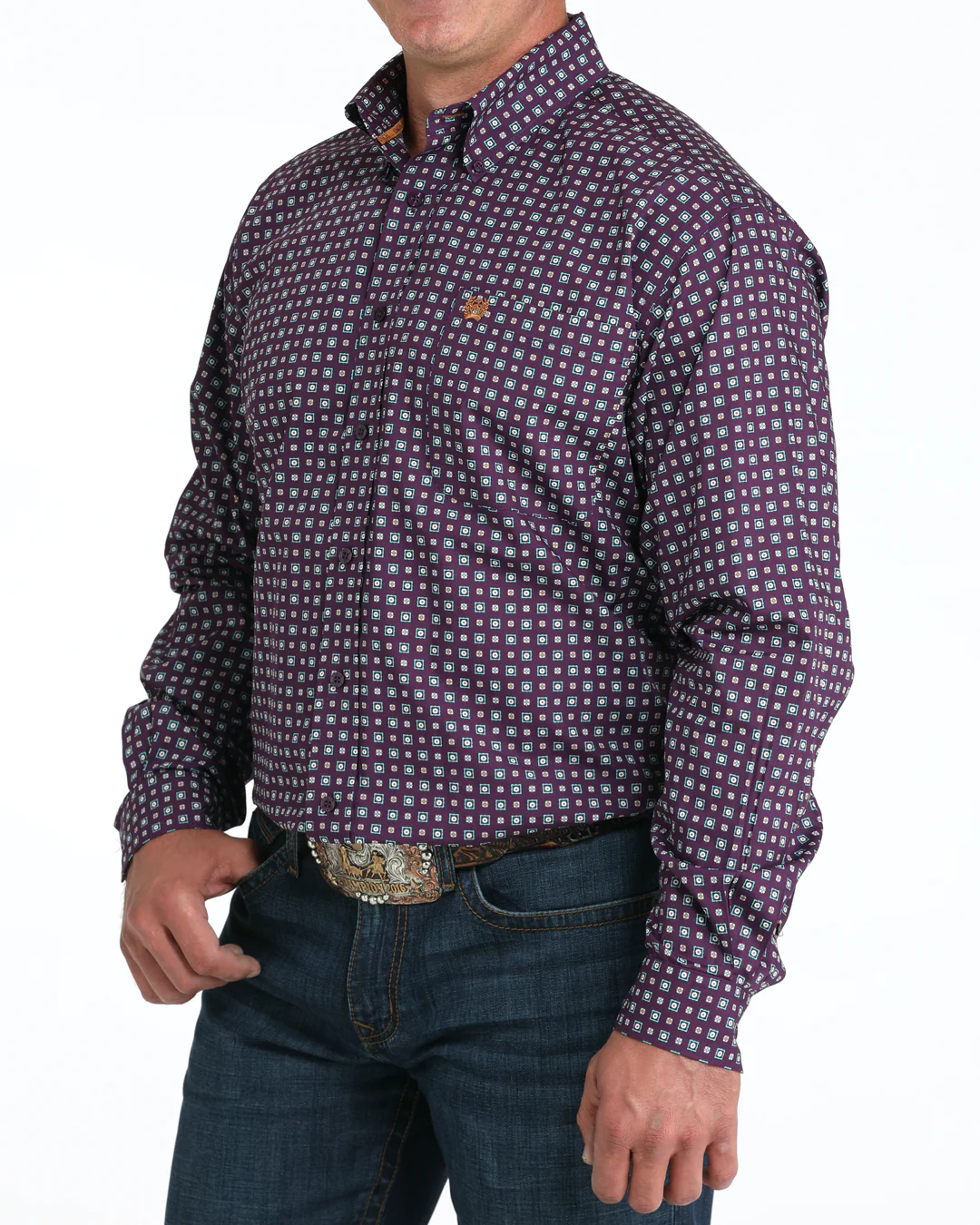 Men’s Classic Fit Button-Down Western Shirt - Image 2