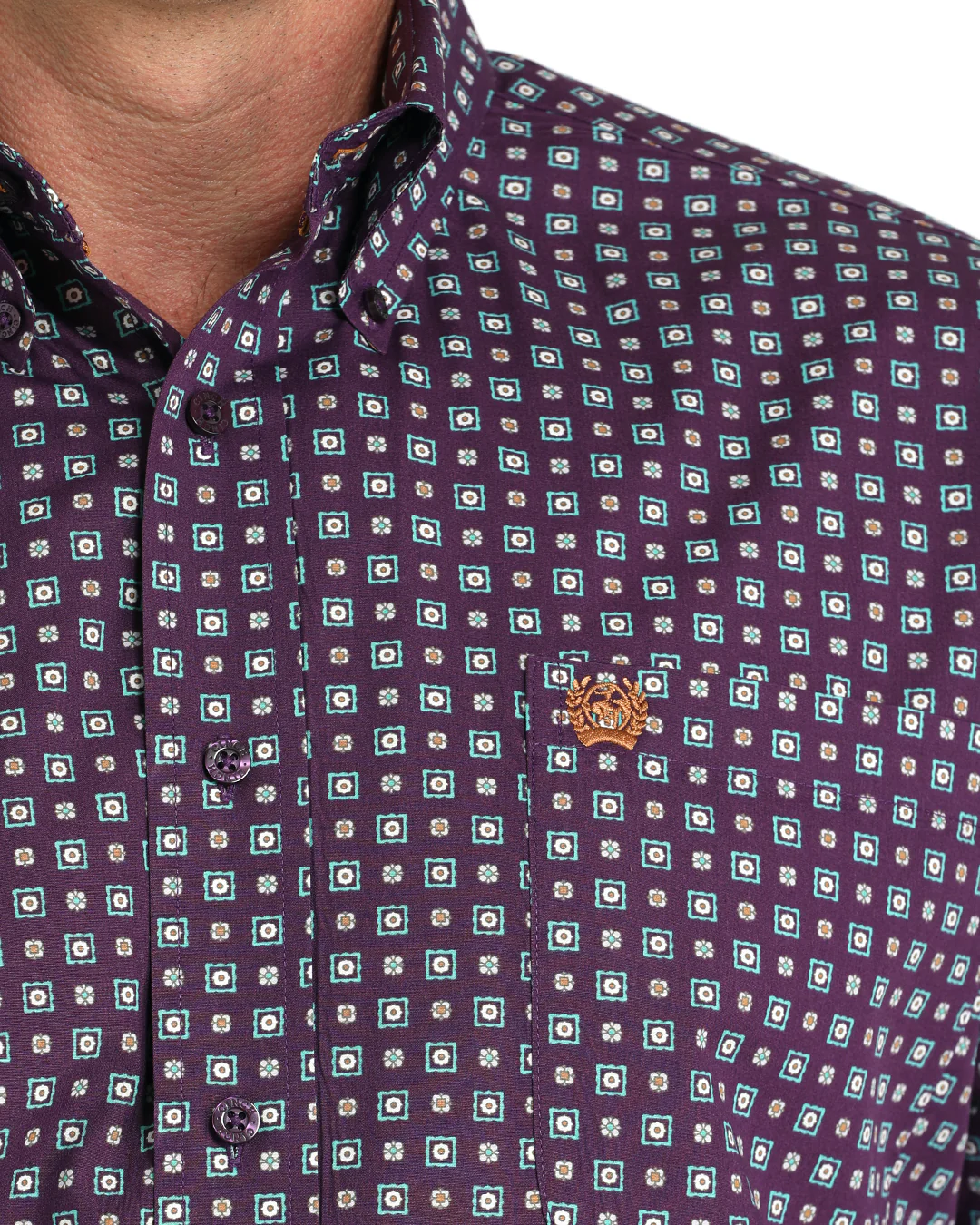 Men’s Classic Fit Button-Down Western Shirt - Image 3