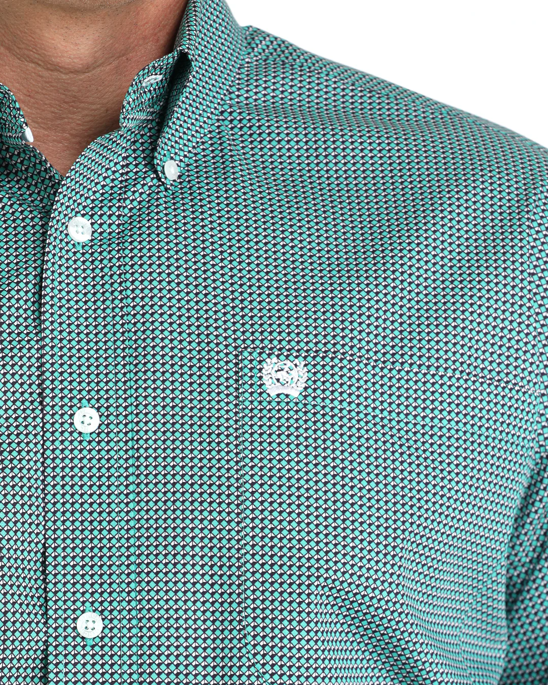 Men's Classic Fit Button-Down Western Shirt - Image 3