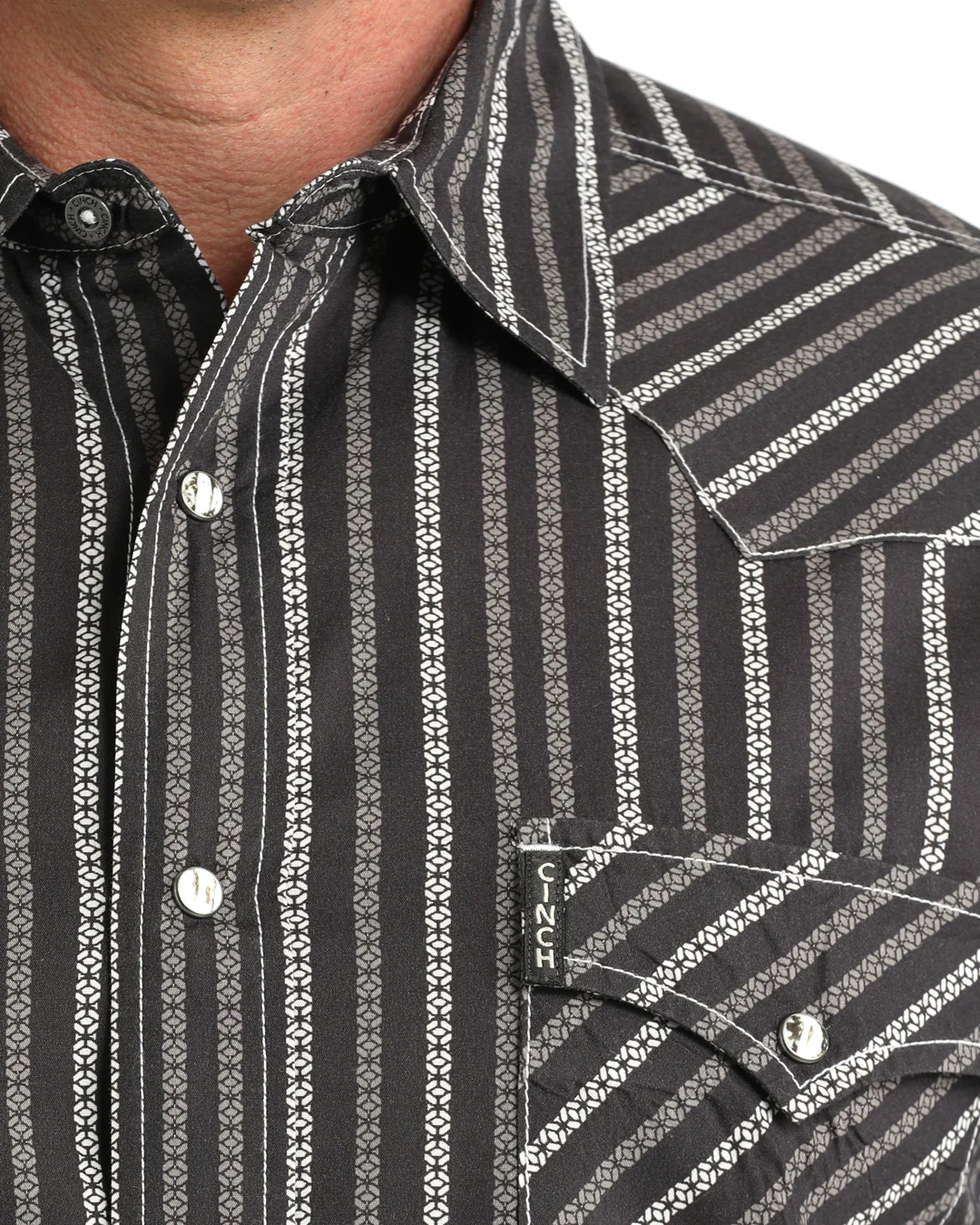 Men’s Modern Fit Snap Front Western Shirt - Image 3