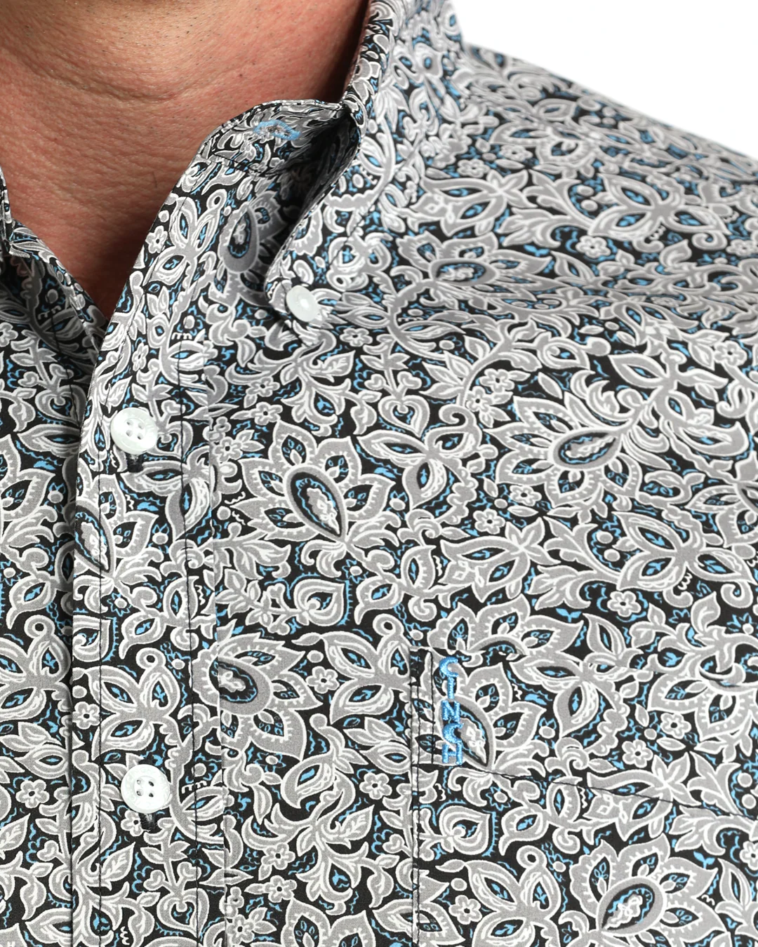 Men’s Modern Fit Button-Down Western Shirt - Image 3