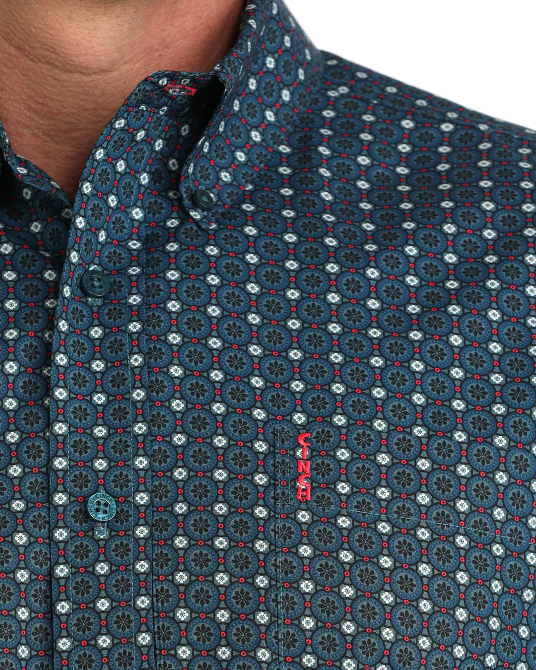 Men’s Modern Fit Button-Down Western Shirt - Image 3