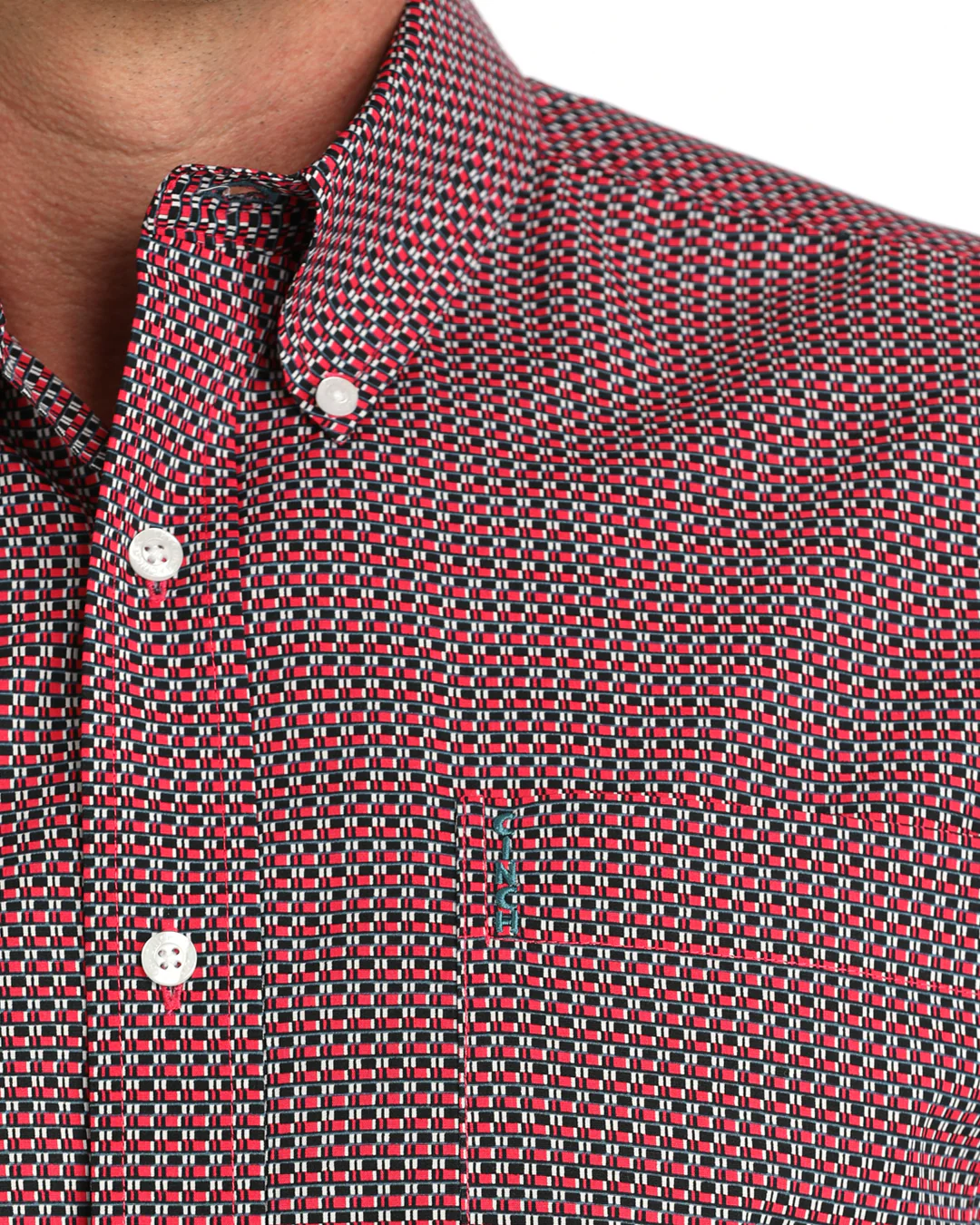 Men’s Modern Fit Button-Down Western Shirt - Image 3