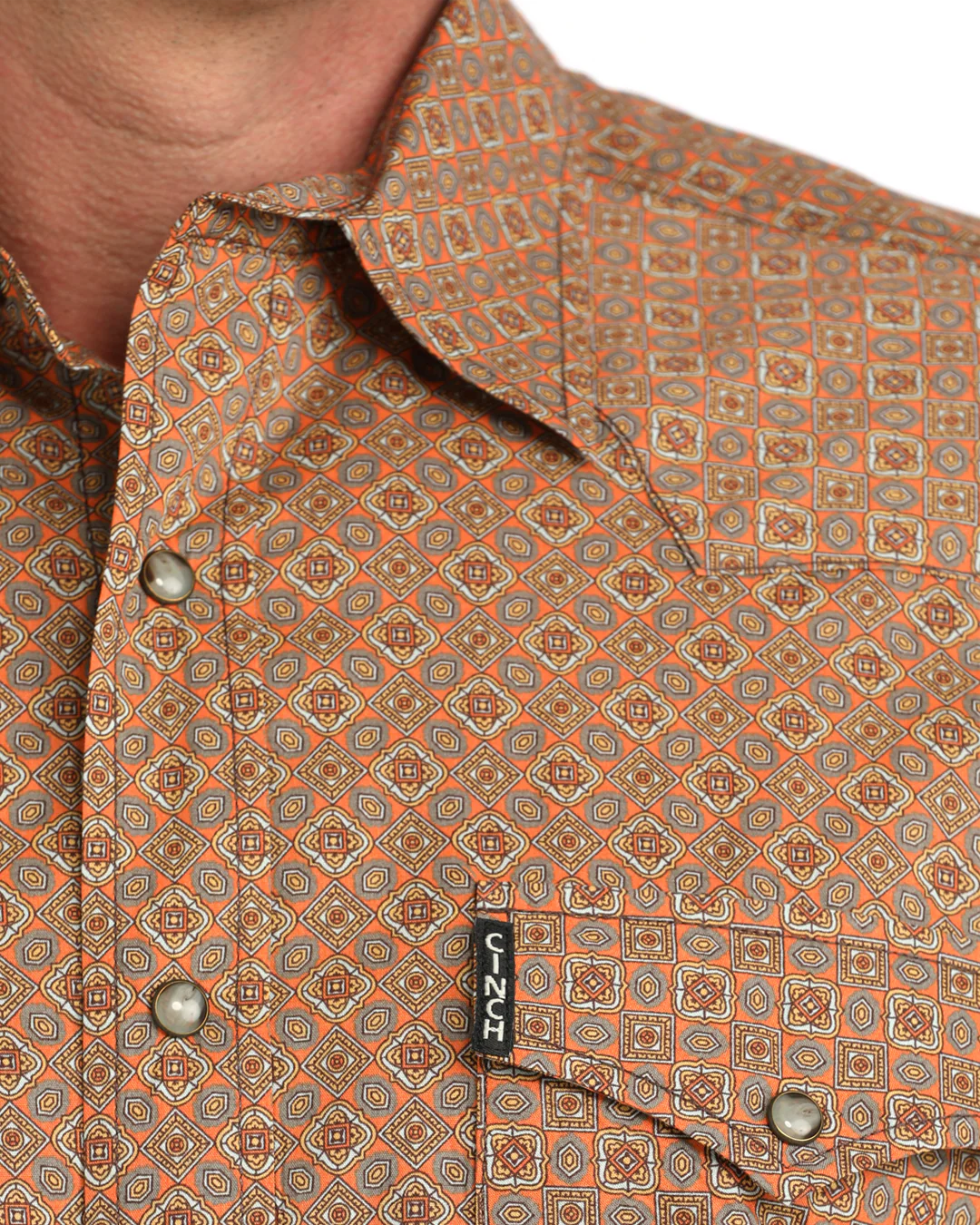 Men’s Modern Fit Snap Front Western Shirt - Image 3