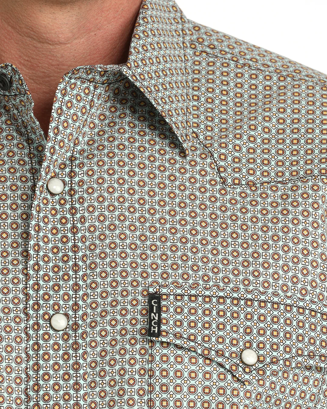 Men’s Modern Fit Snap Front Western Shirt - Image 3