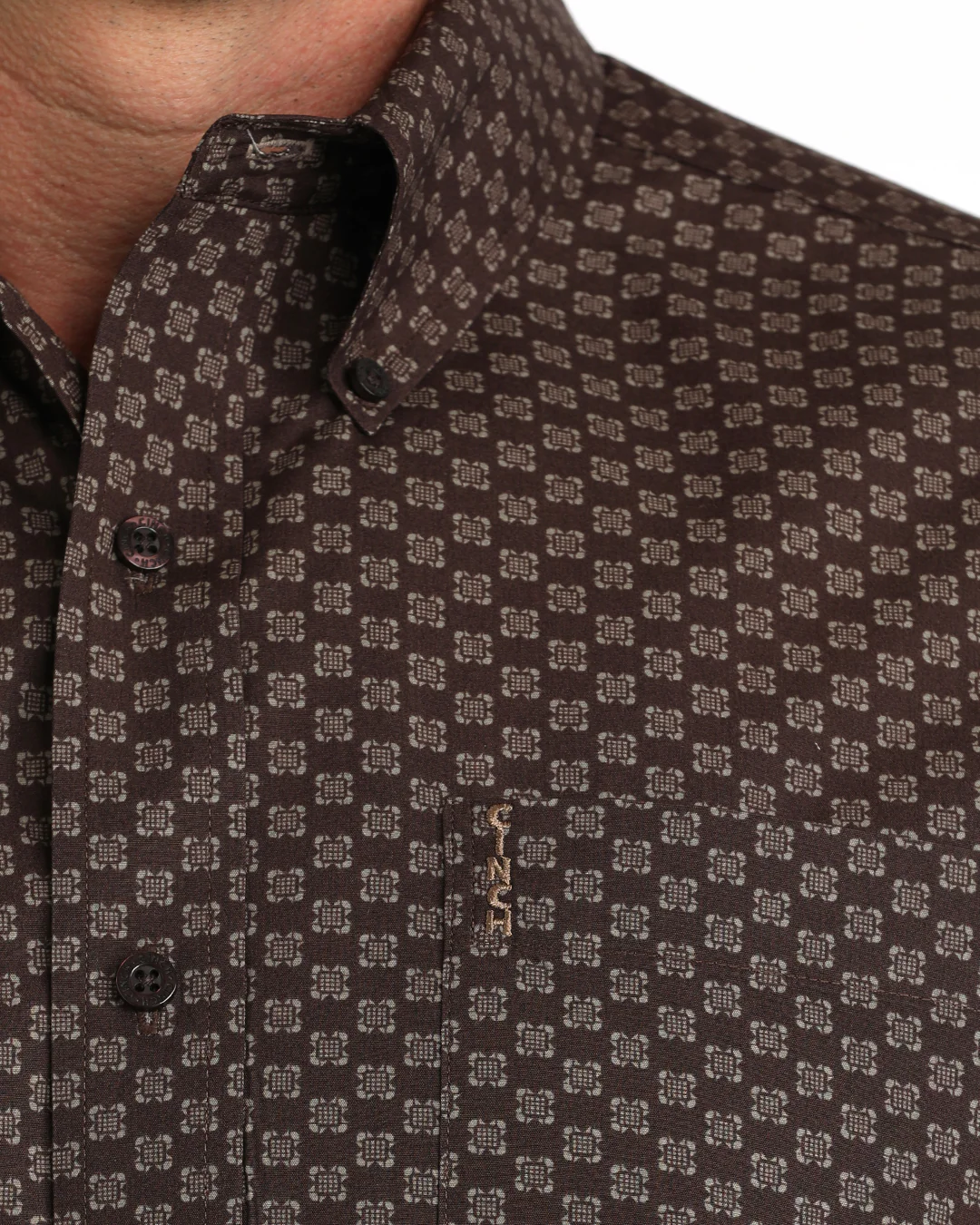 Men’s Modern Fit Button-Down Western Shirt - Image 3