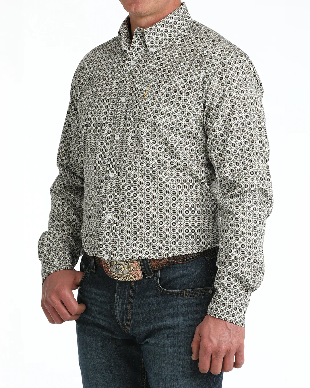 Men’s Modern Fit Button-Down Western Shirt - Image 2