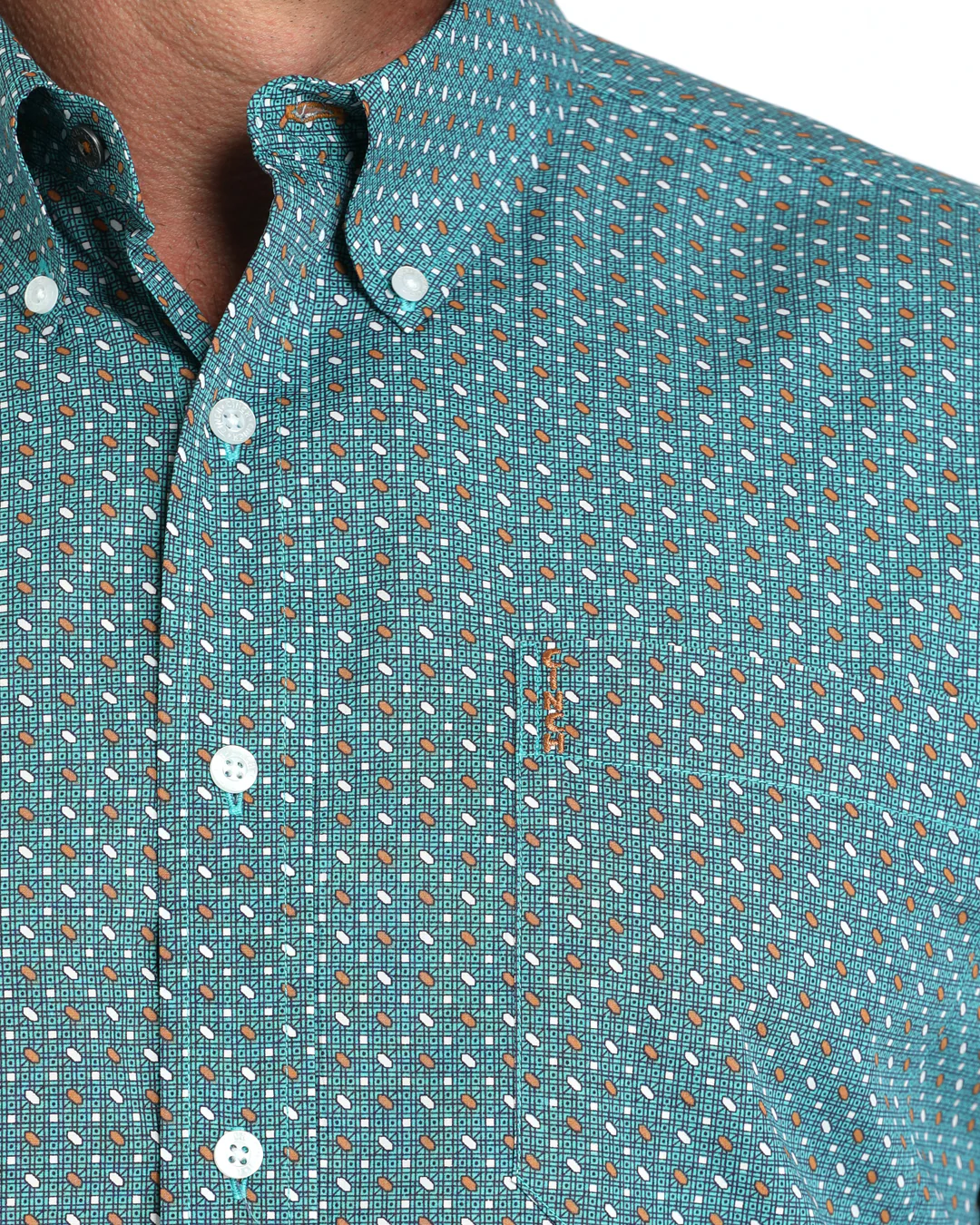 Men’s Modern Fit Button-Down Western Shirt - Image 3