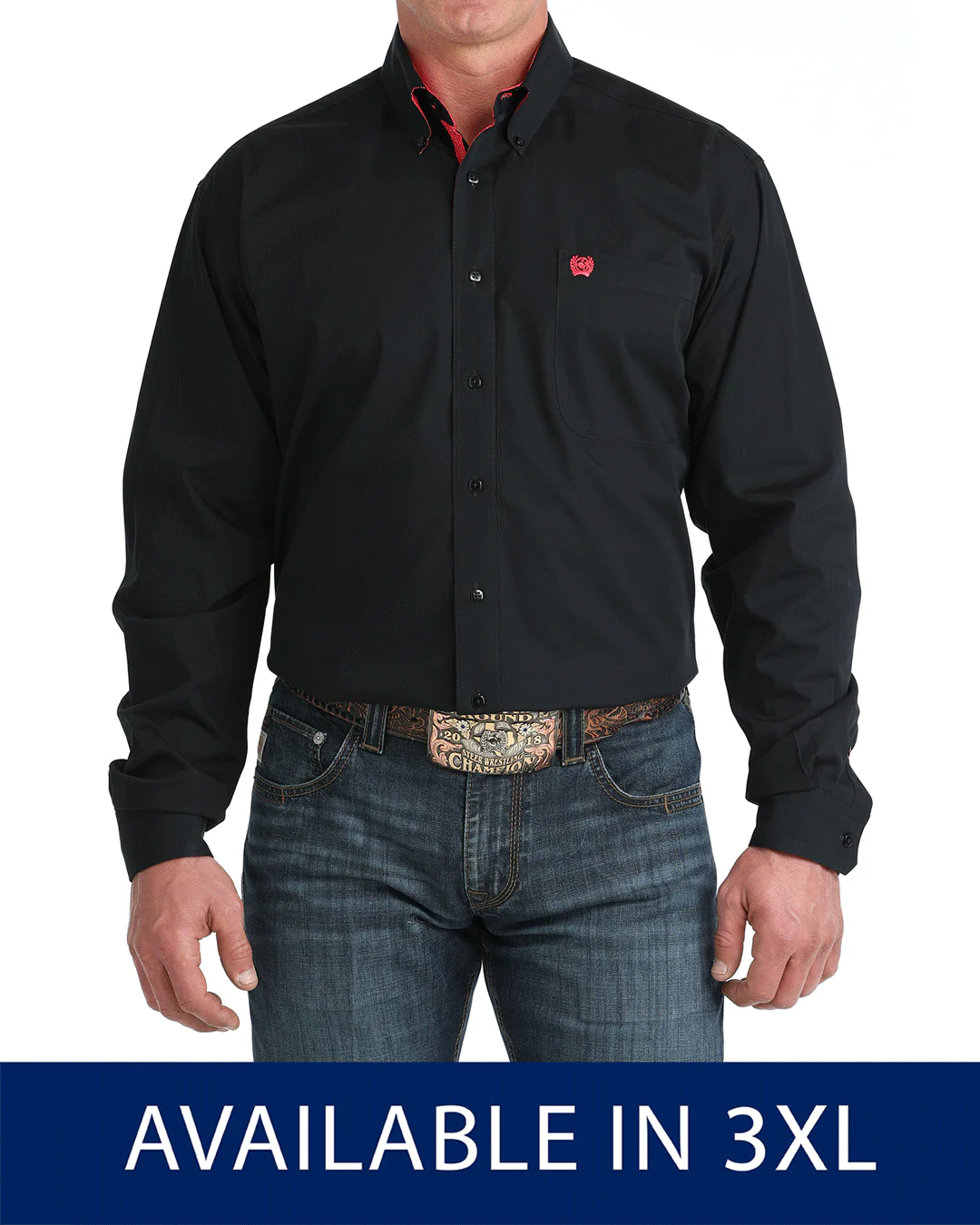 Men's Classic Fit Button-Down Western Shirt - Image 4