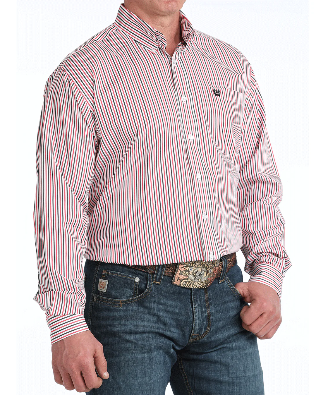 Men’s TENCEL™ Classic Fit Button-Down Western Shirt - Image 2