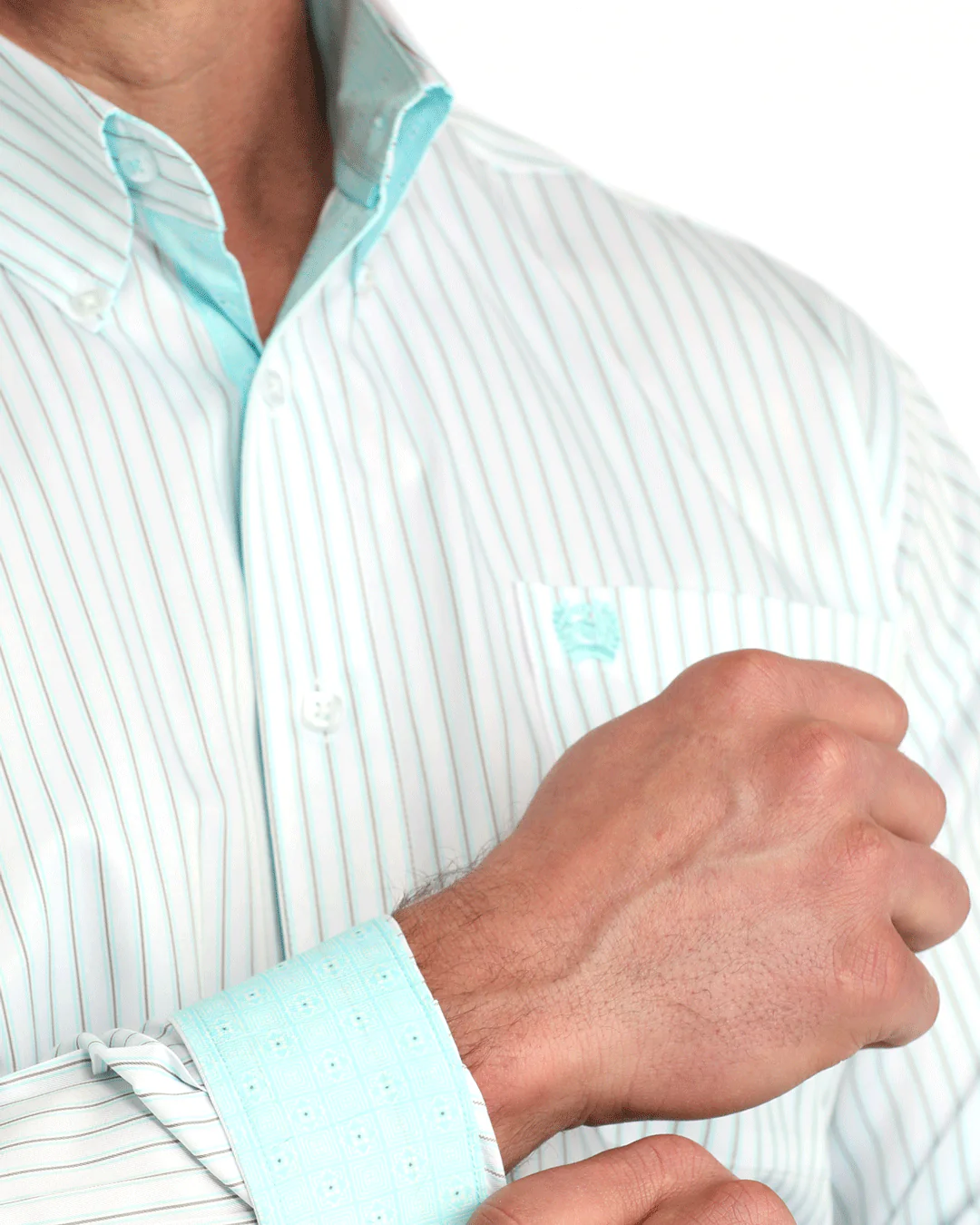 Men’s TENCEL™ Classic Fit Button-Down Western Shirt - Image 3