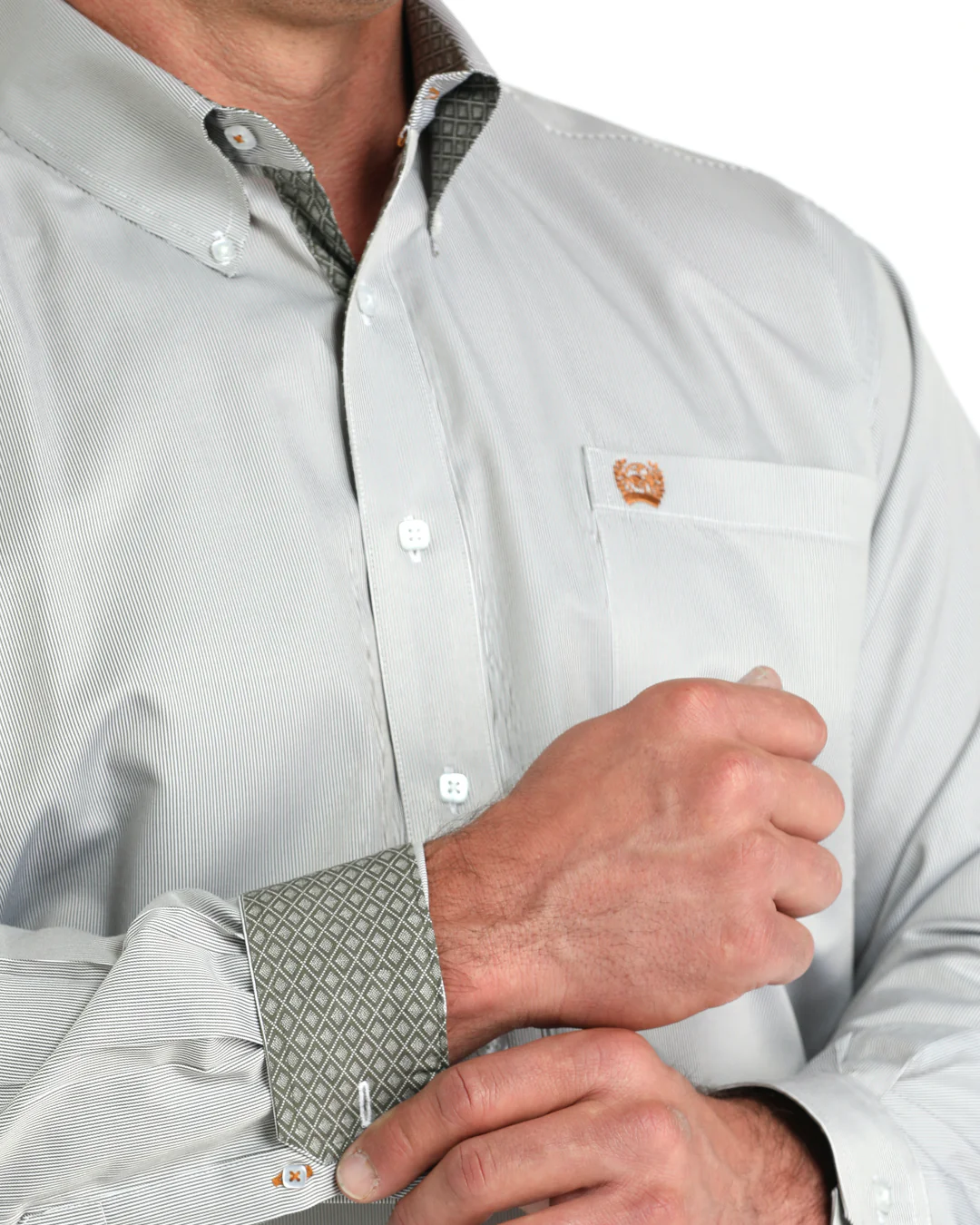 Men’s TENCEL™ Classic Fit Button-Down Western Shirt - Image 3