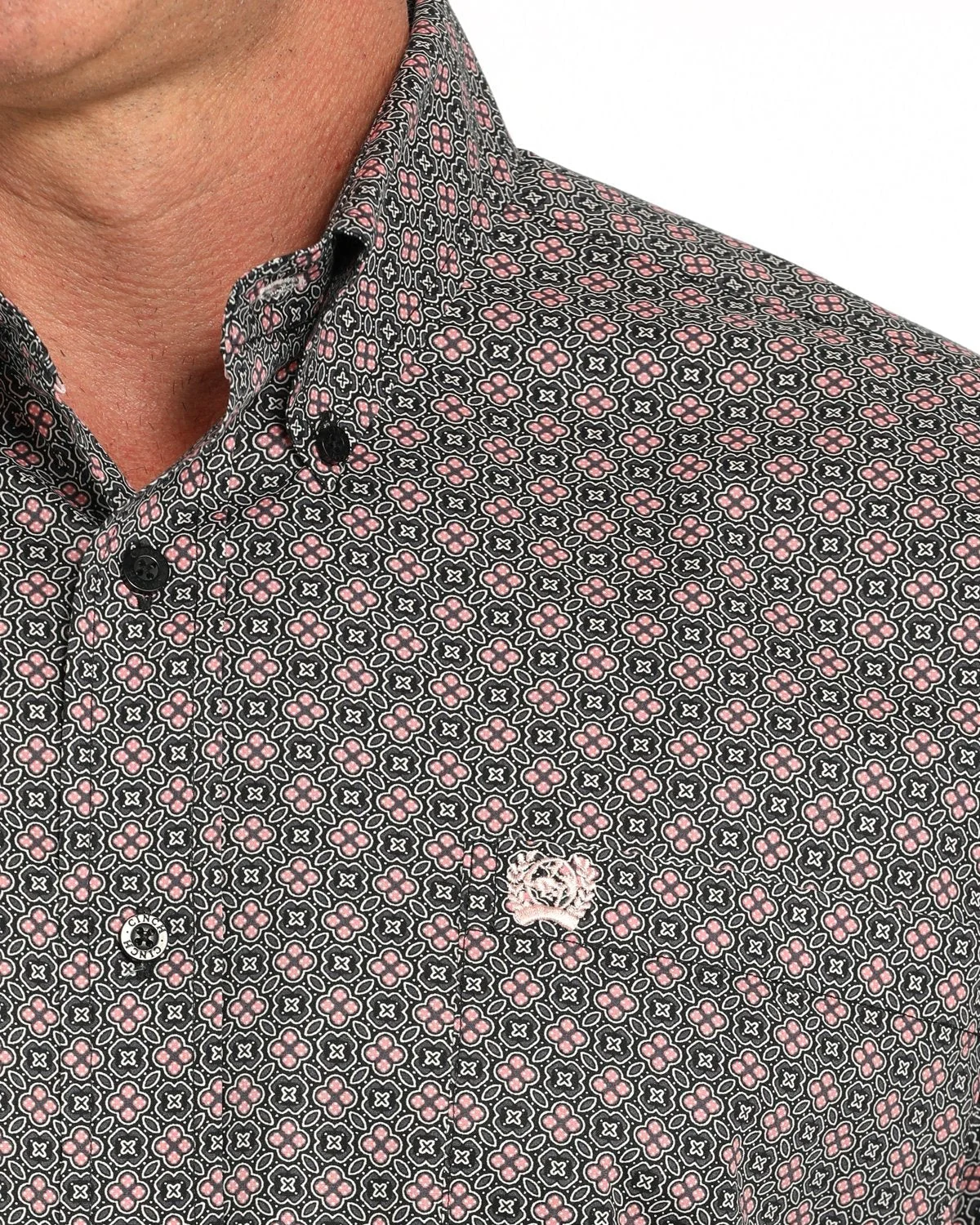 Men's Stretch Classic Fit Button-Down Western Shirt - Image 3