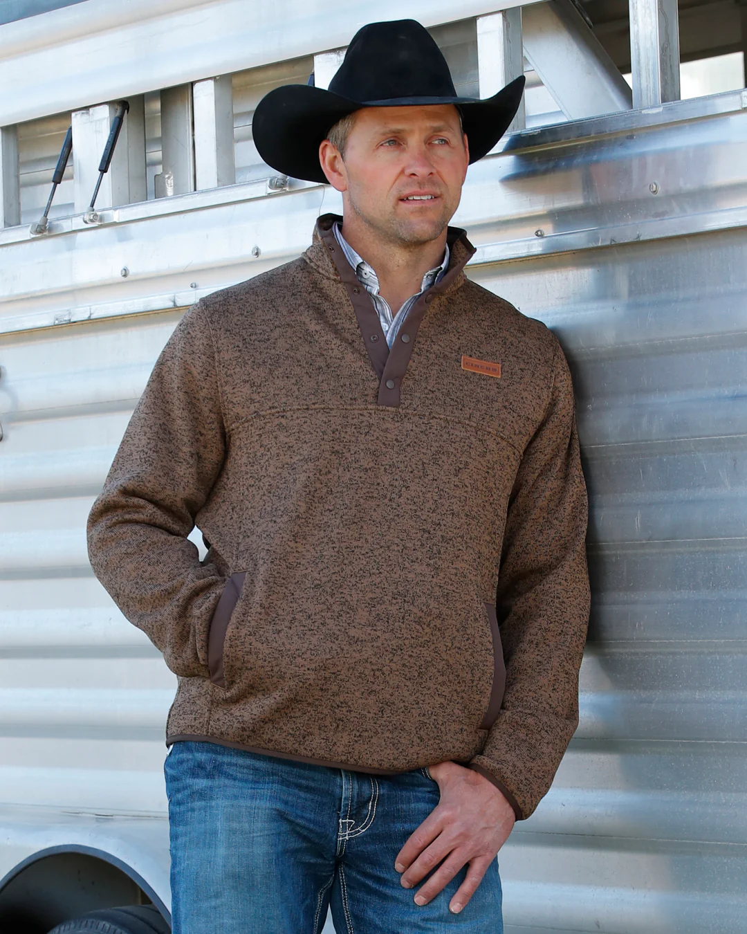 Men's Polar Fleece Pullover - Image 4
