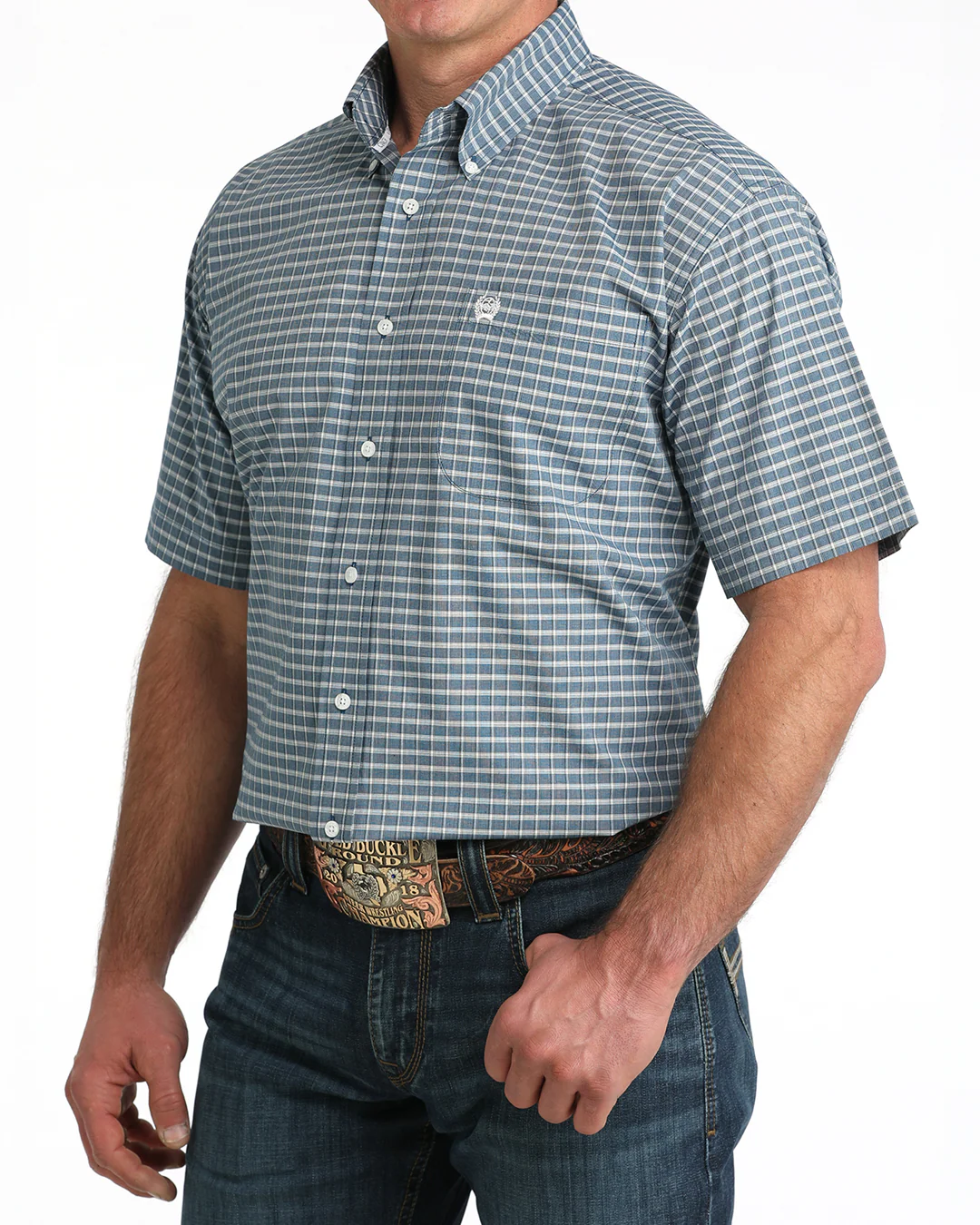 Men's Classic Fit Button-Down Western Shirt - Image 2
