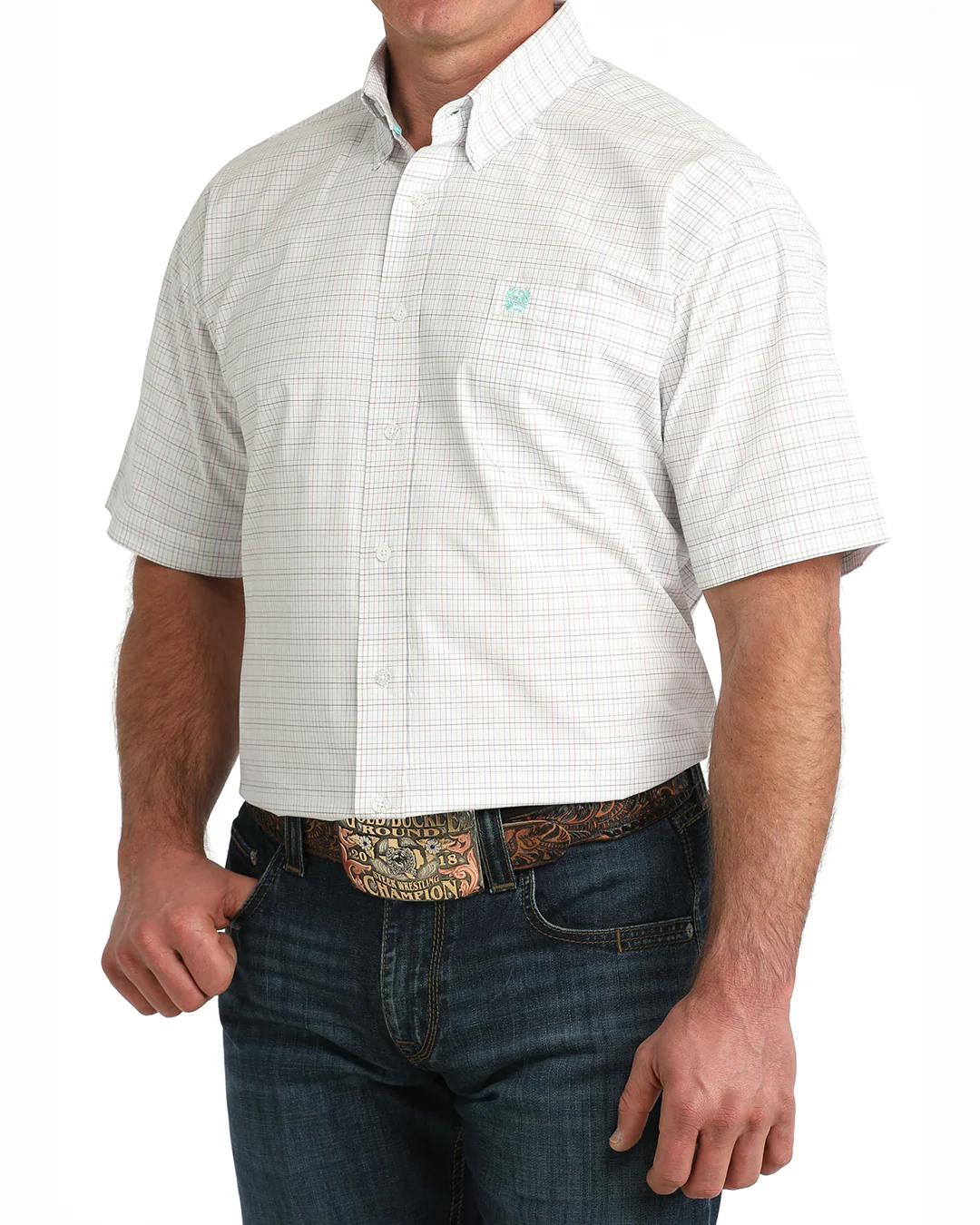 Men's Classic Fit Button-Down Western Shirt - Image 2