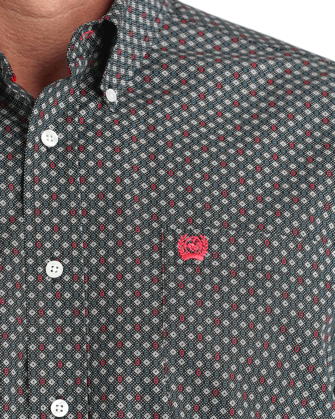 Men's Classic Fit Button-Down Western Shirt - Image 3