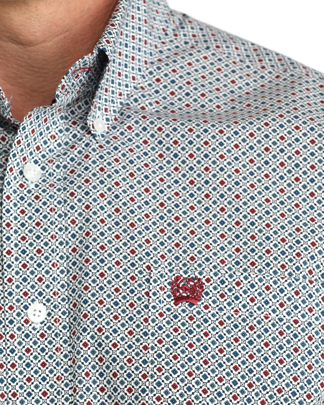 Men's Classic Fit Button-Down Western Shirt - Image 3