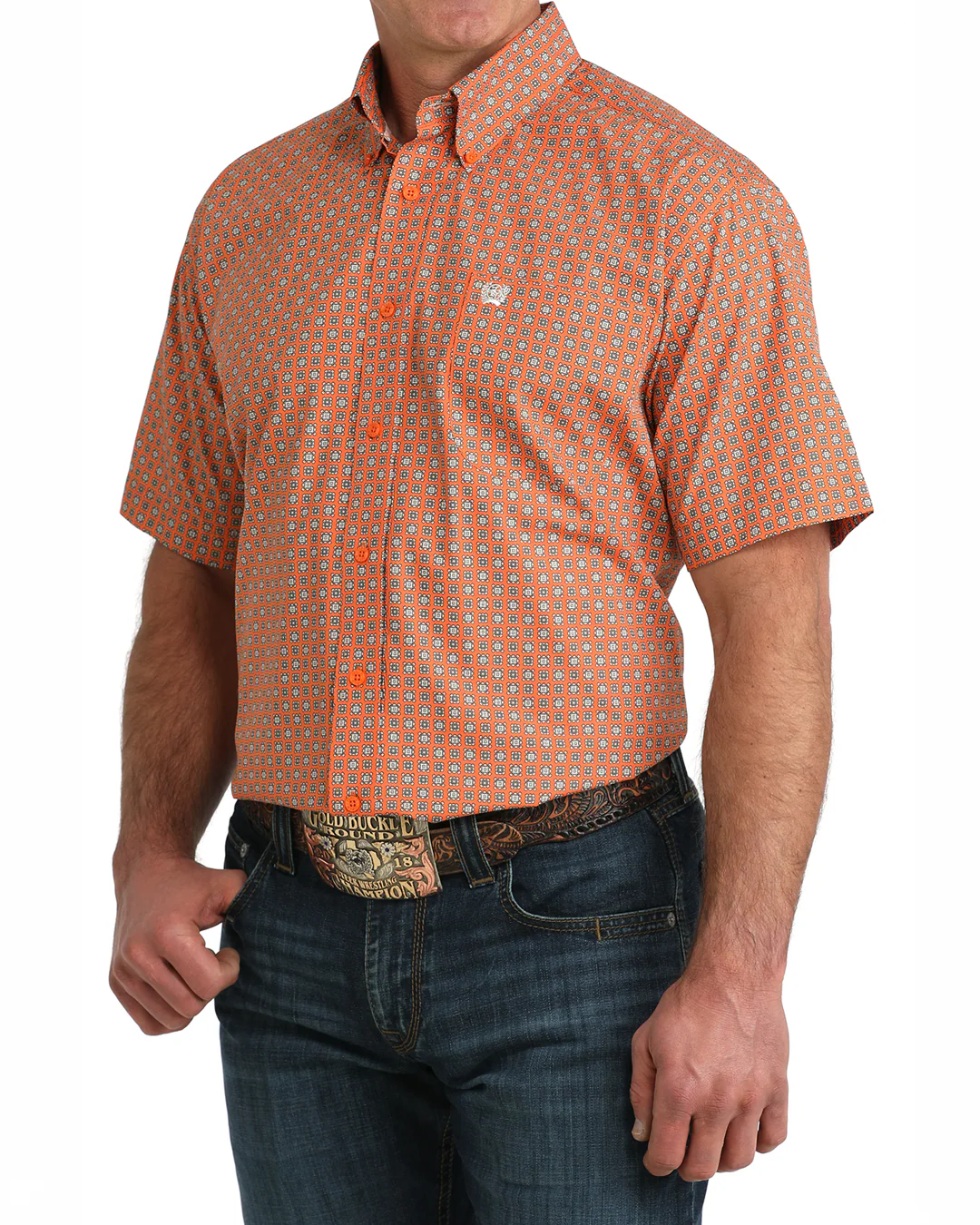 Men's Classic Fit Button-Down Western Shirt - Image 2
