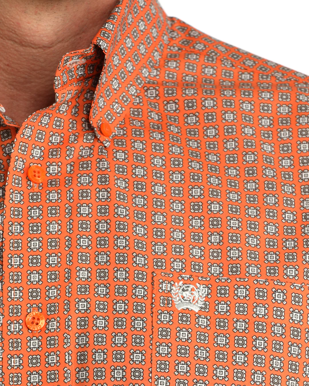 Men's Classic Fit Button-Down Western Shirt - Image 3