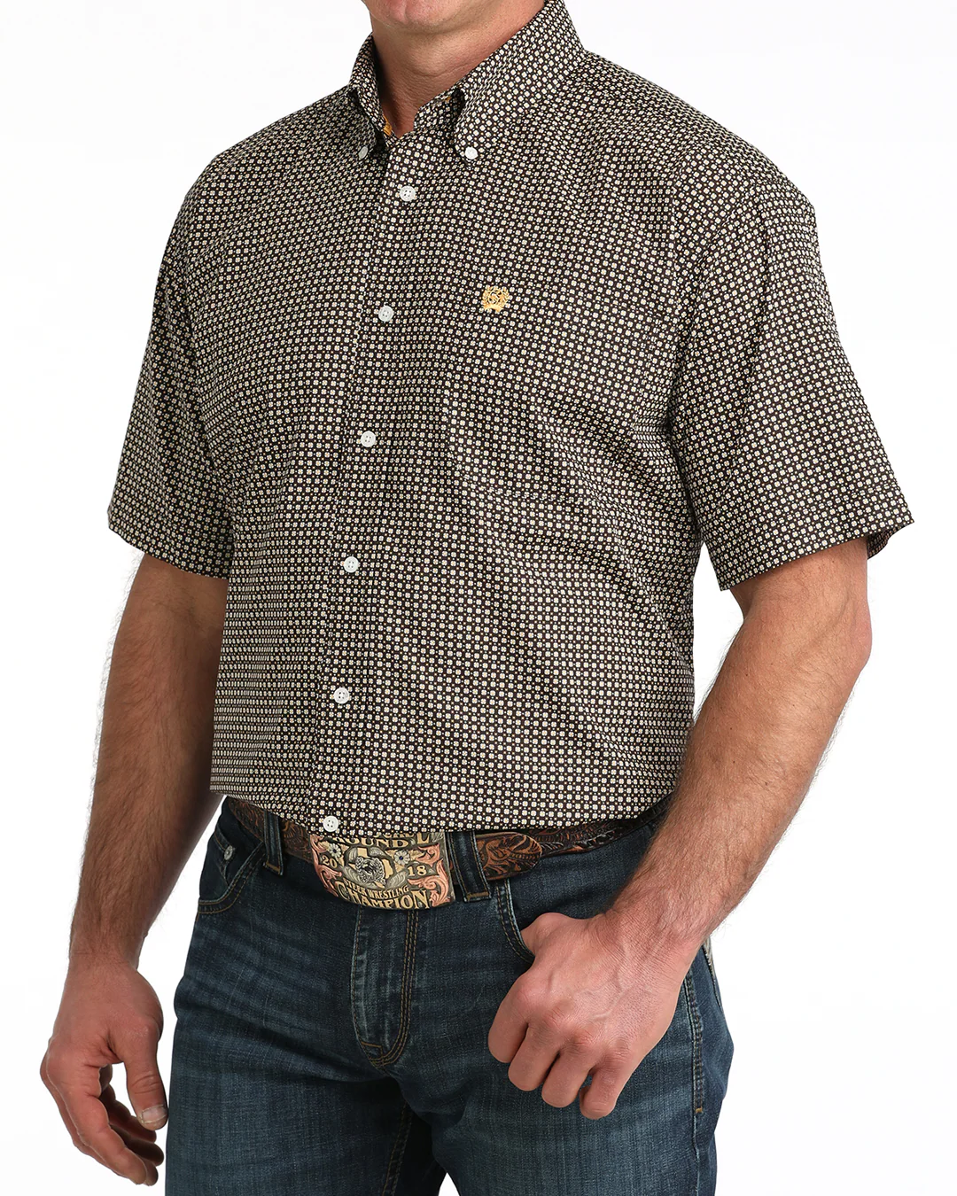 Men's Classic Fit Button-Down Western Shirt - Image 2