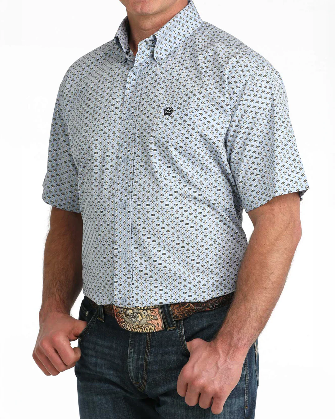 Men's Classic Fit Button-Down Western Shirt - Image 2