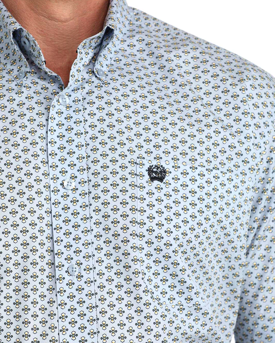 Men's Classic Fit Button-Down Western Shirt - Image 3