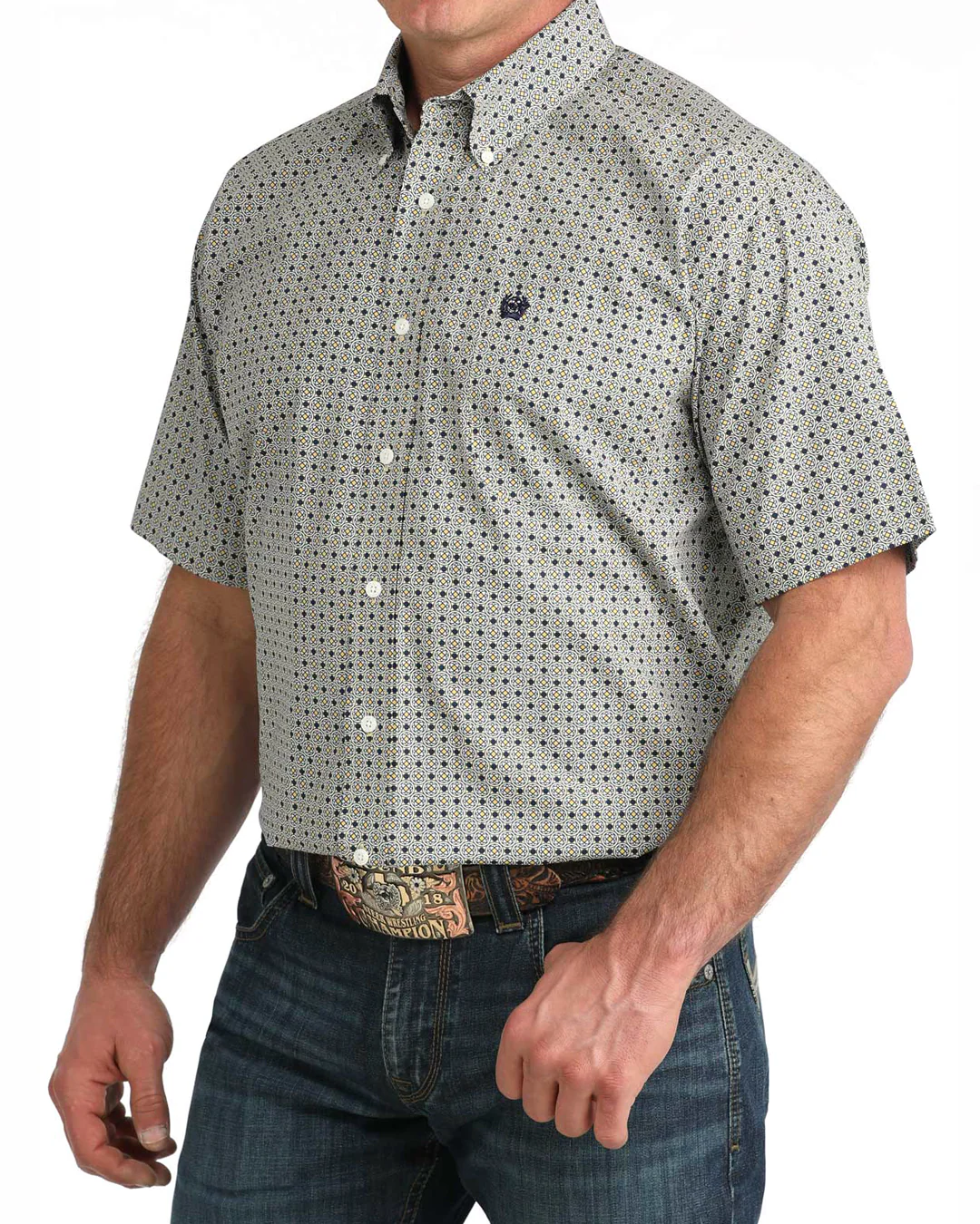 Men's Classic Fit Button-Down Western Shirt - Image 2