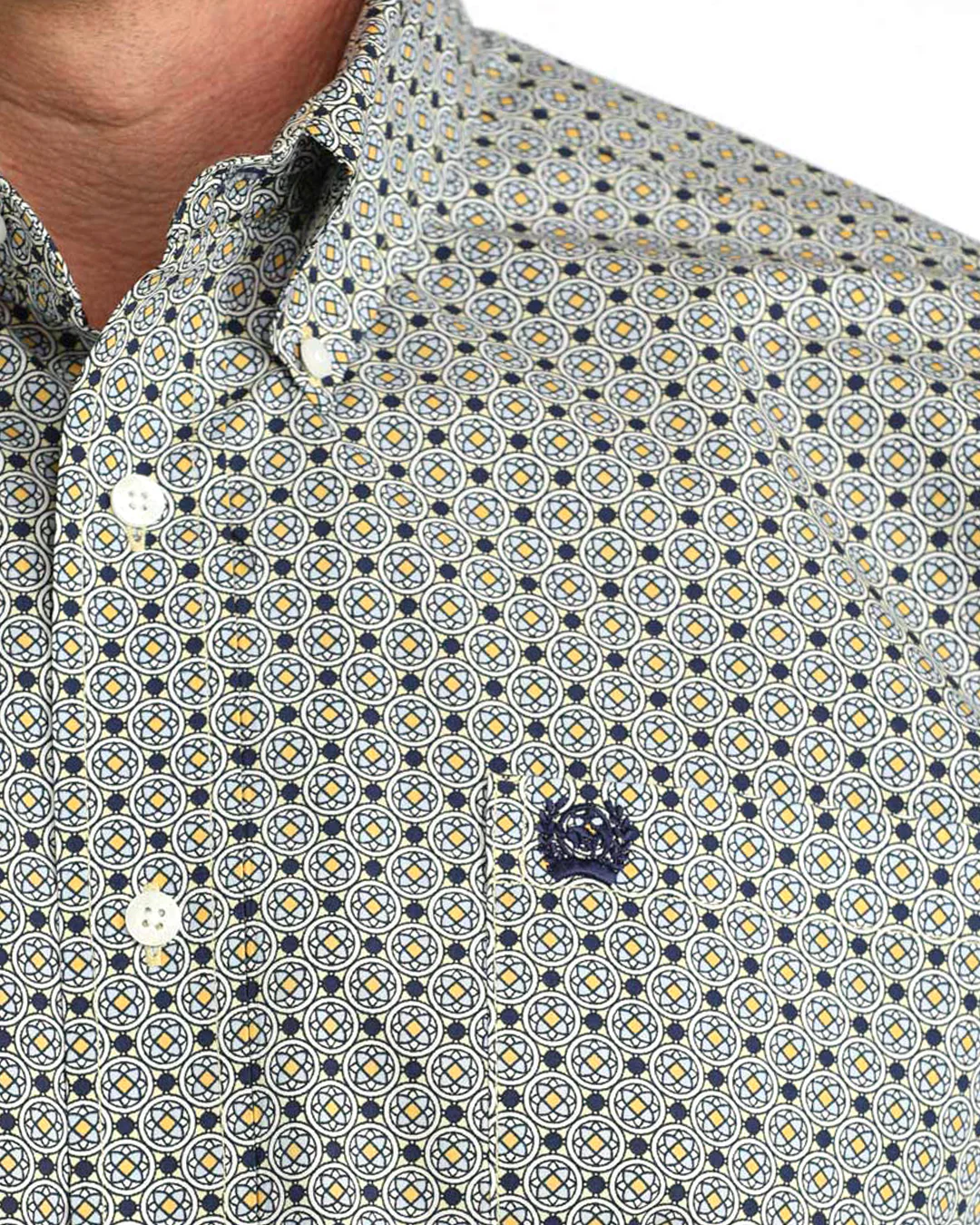 Men's Classic Fit Button-Down Western Shirt - Image 3