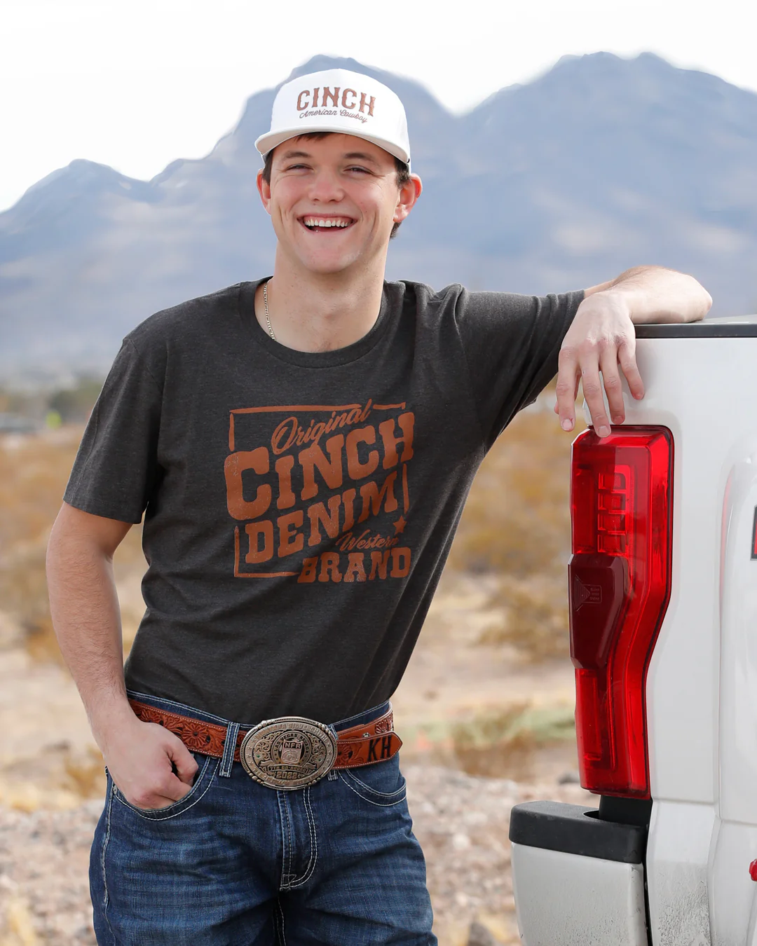 Men's High Profile Trucker Cap - Image 4